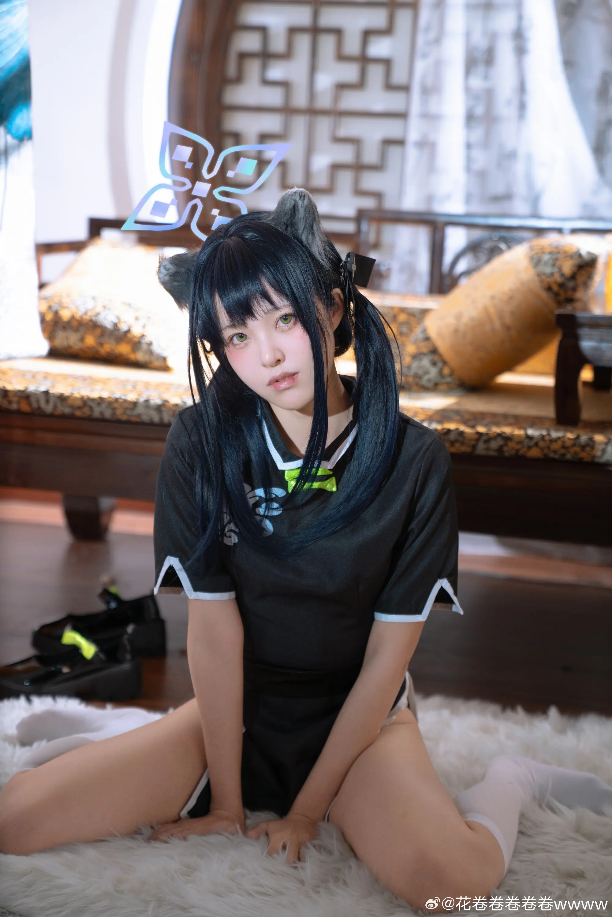 COSPLAY 我写下的，和自己的约定······也还是当时的样子。 碧蓝档案 幼瞬@花卷卷卷卷卷wwww COSPLAY-第2张