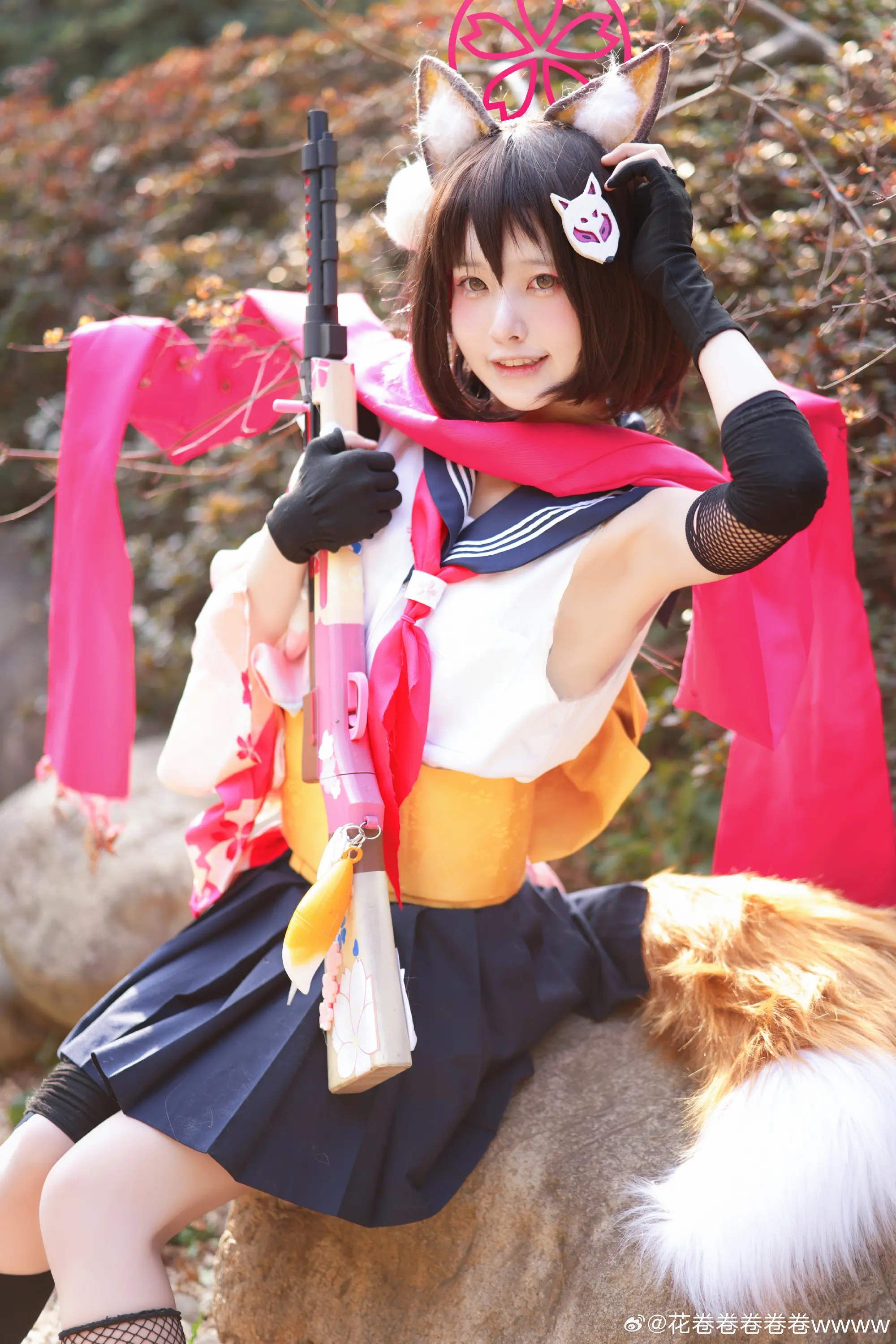 COSPLAY 碧蓝档案 泉奈@花卷卷卷卷卷wwww-公众号小姨ai