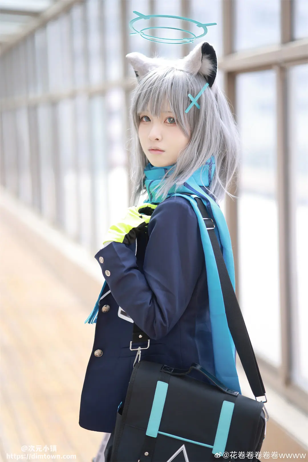 COSPLAY 碧蓝档案 砂狼白子生日快乐@花卷卷卷卷卷wwww COSPLAY-第2张