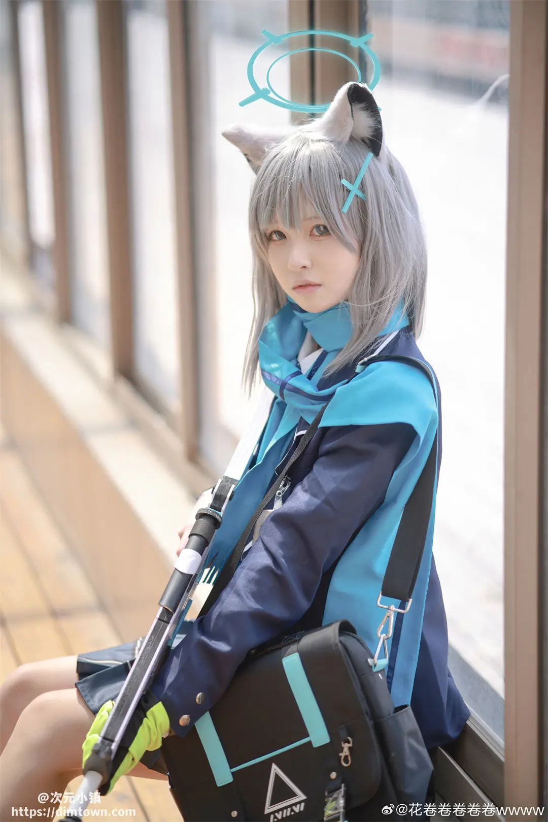 COSPLAY 碧蓝档案 砂狼白子生日快乐@花卷卷卷卷卷wwww COSPLAY-第3张