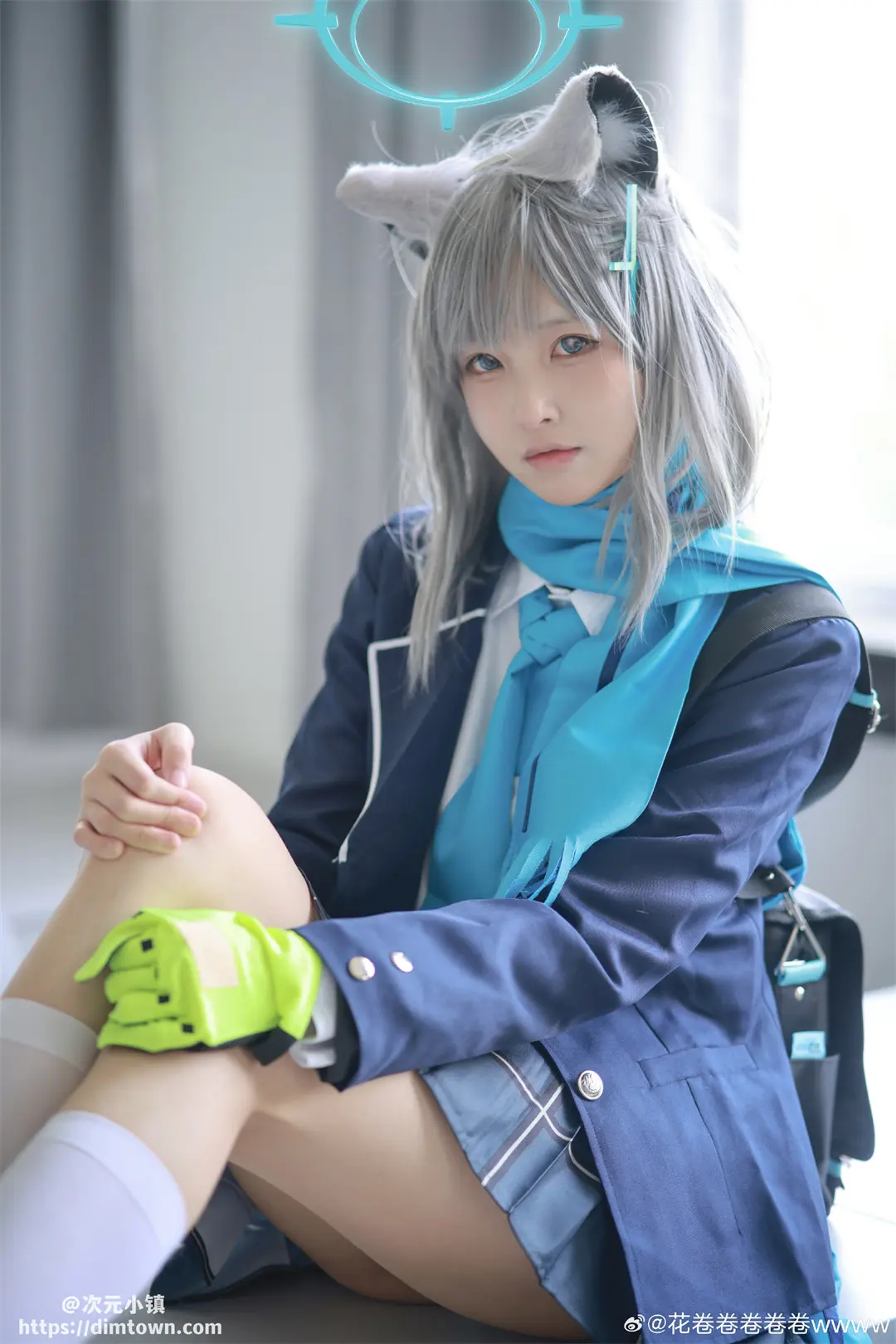COSPLAY 碧蓝档案 砂狼白子生日快乐@花卷卷卷卷卷wwww-公众号小姨ai