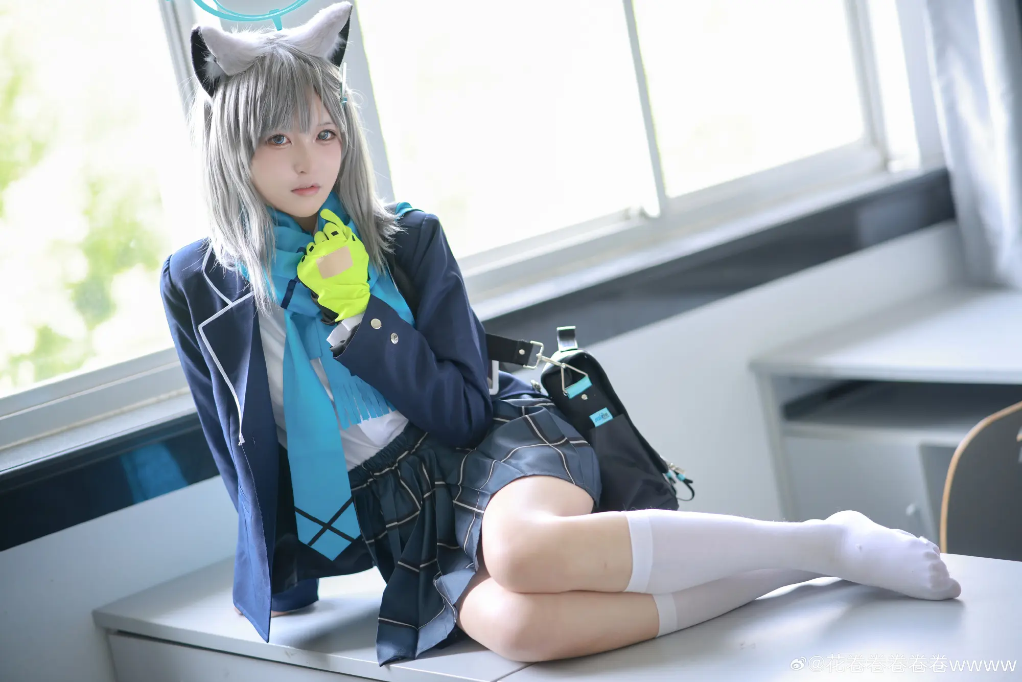 COSPLAY 碧蓝档案 砂狼白子生日快乐@花卷卷卷卷卷wwww COSPLAY-第5张
