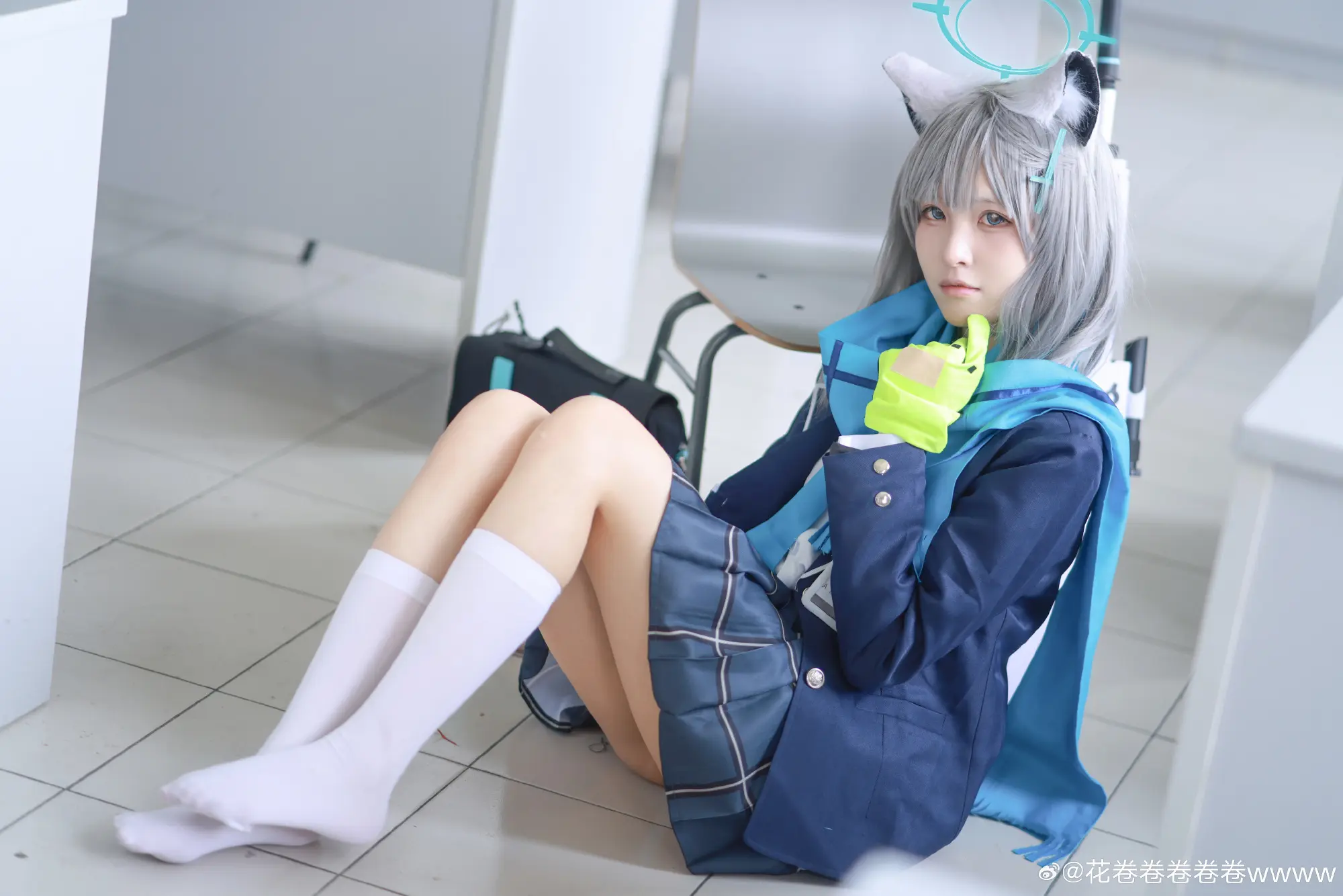 COSPLAY 碧蓝档案 砂狼白子生日快乐@花卷卷卷卷卷wwww COSPLAY-第6张