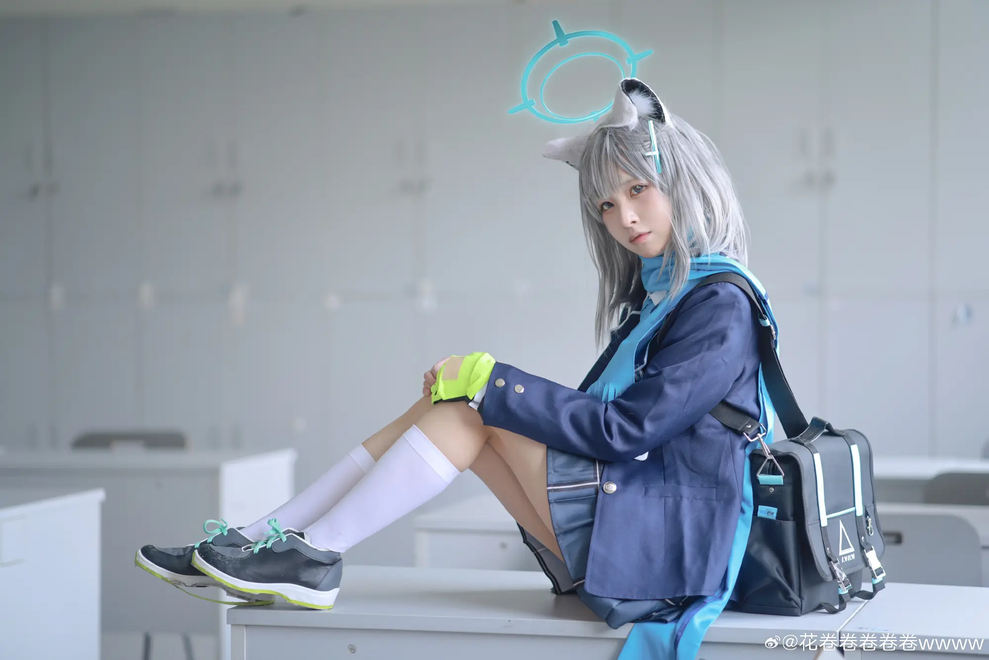 COSPLAY 碧蓝档案 砂狼白子生日快乐@花卷卷卷卷卷wwww COSPLAY-第4张
