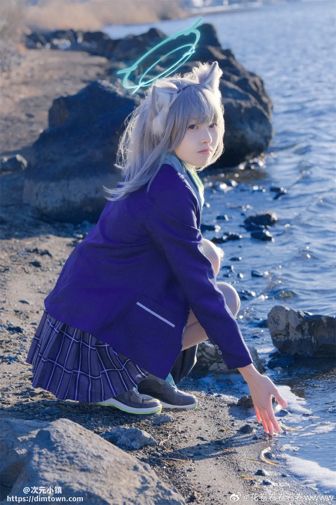 COSPLAY 碧蓝档案 砂狼白子生日快乐@花卷卷卷卷卷wwww COSPLAY-第9张