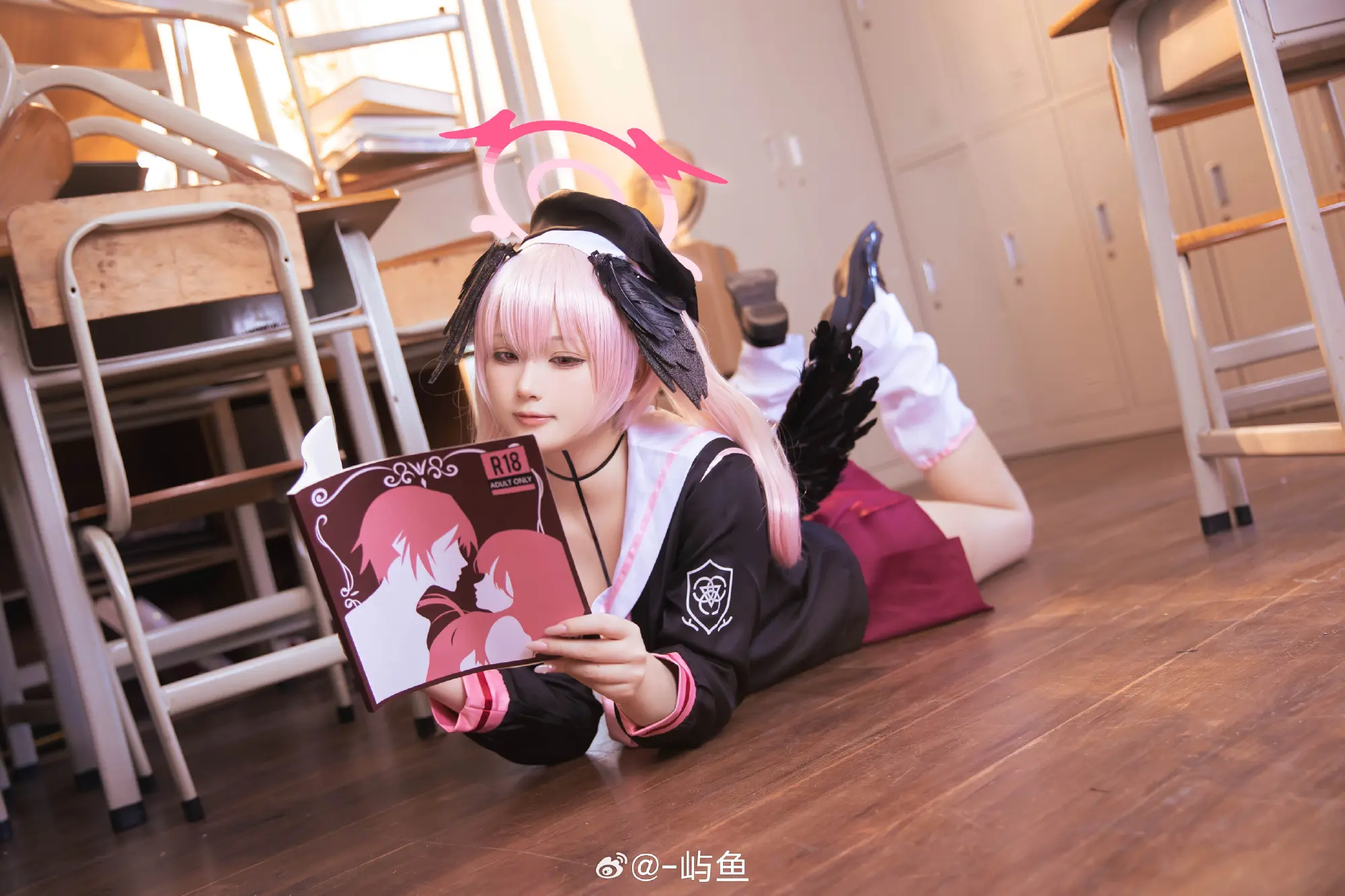 COSPLAY 干嘛！！我…我只是好奇 蔚蓝档案@-屿鱼 COSPLAY-第4张