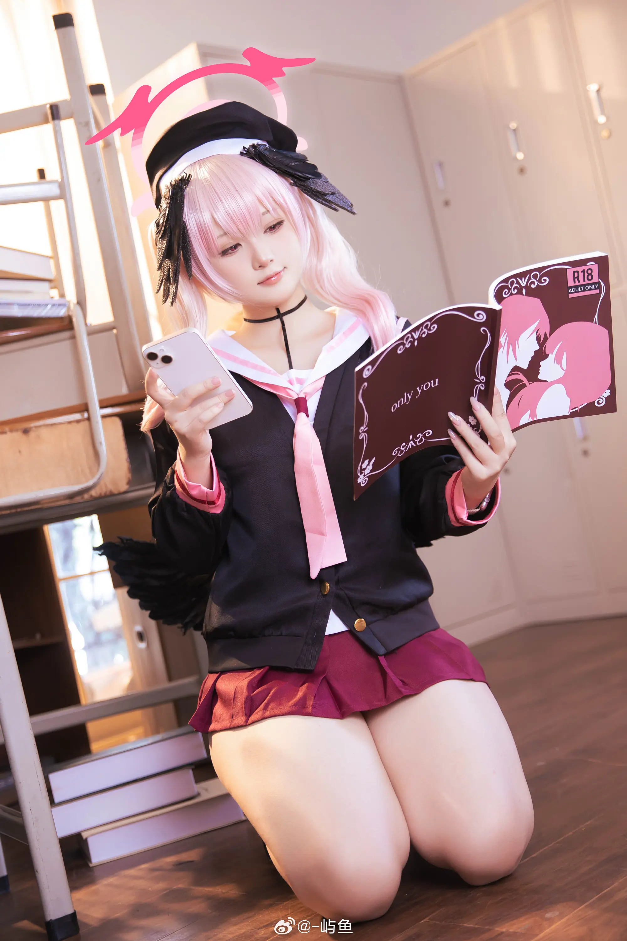 COSPLAY 干嘛！！我…我只是好奇 蔚蓝档案@-屿鱼 COSPLAY-第5张