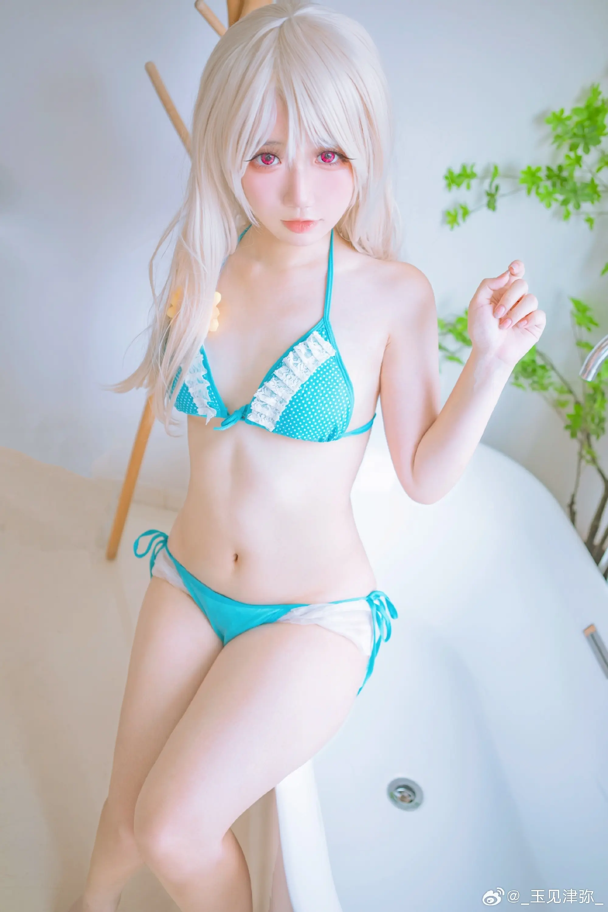 Cosplay Fate/GrandOrder 魔法少女伊莉雅@_玉见津弥_-公众号小姨ai