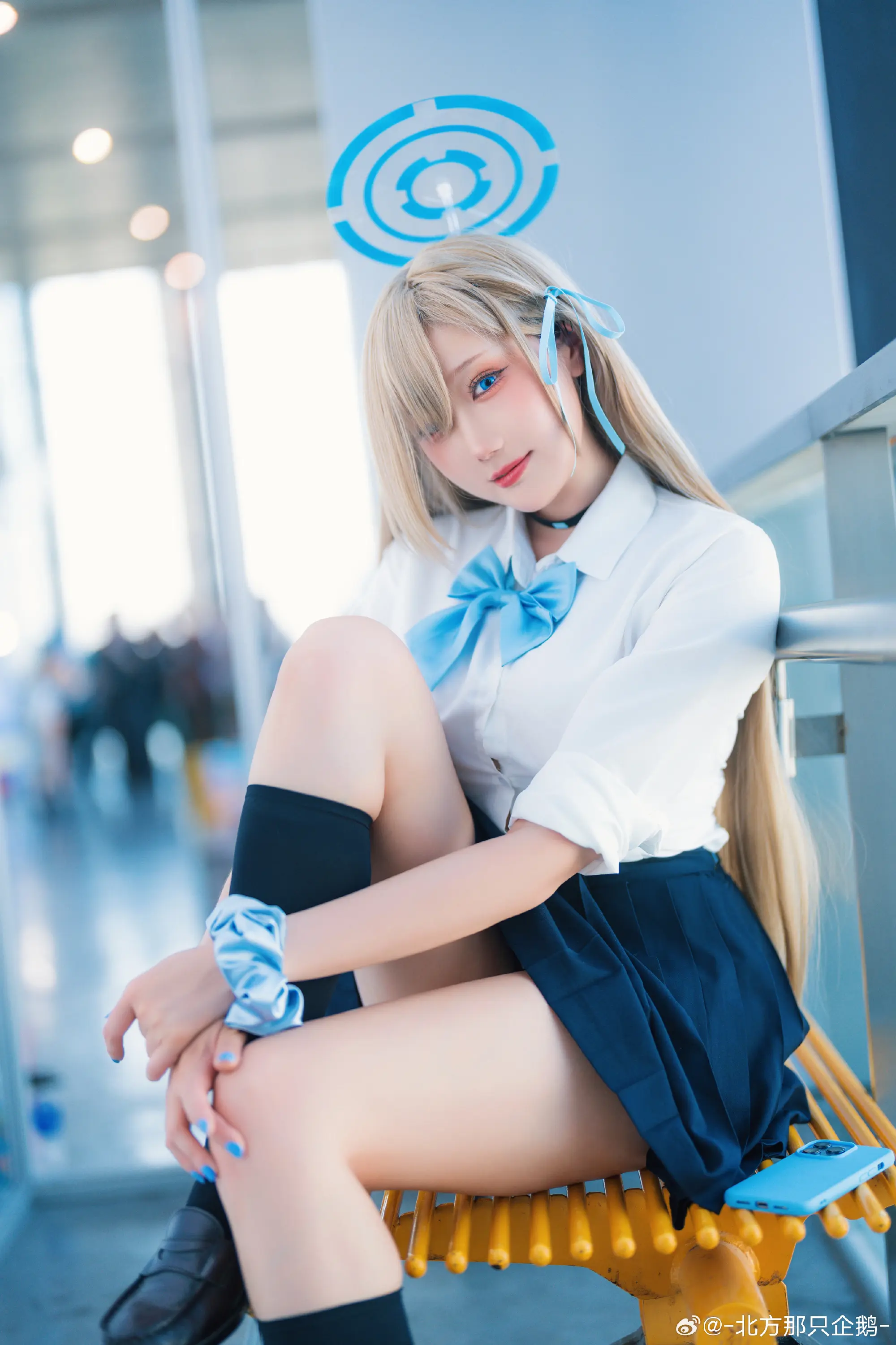 碧蓝档案 一之濑明日奈 校服ver.@瓜希酱-公众号小姨ai