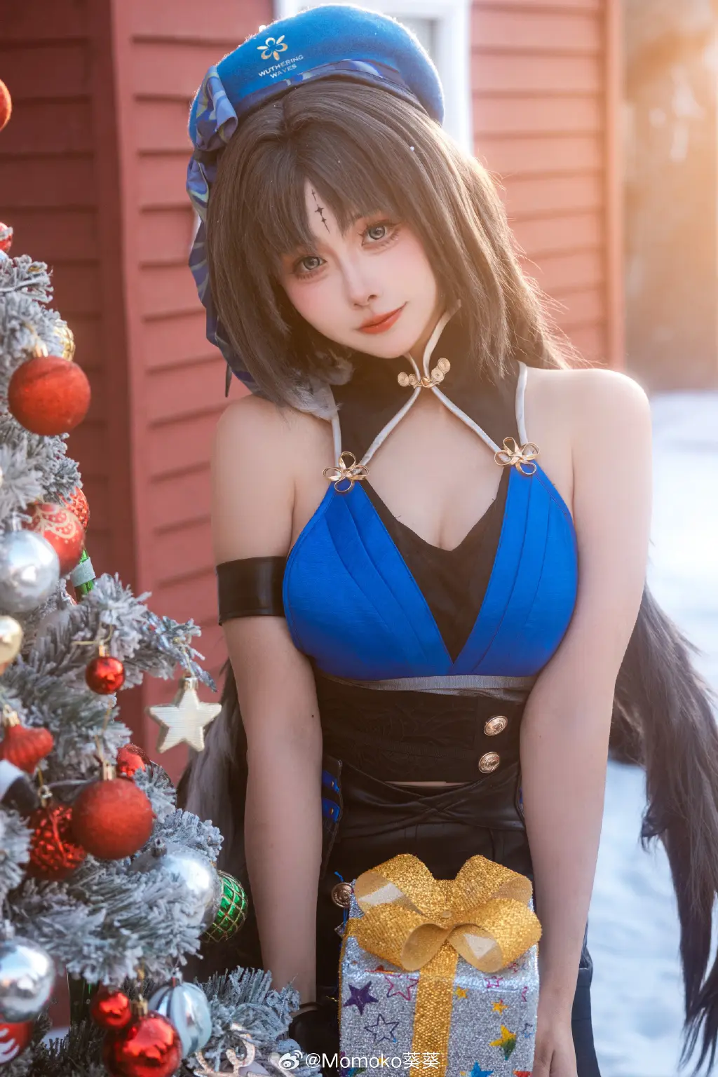 cosplay 这个圣诞节，请和我约会～ 鸣潮 秧秧@Momoko葵葵 COSPLAY-第4张