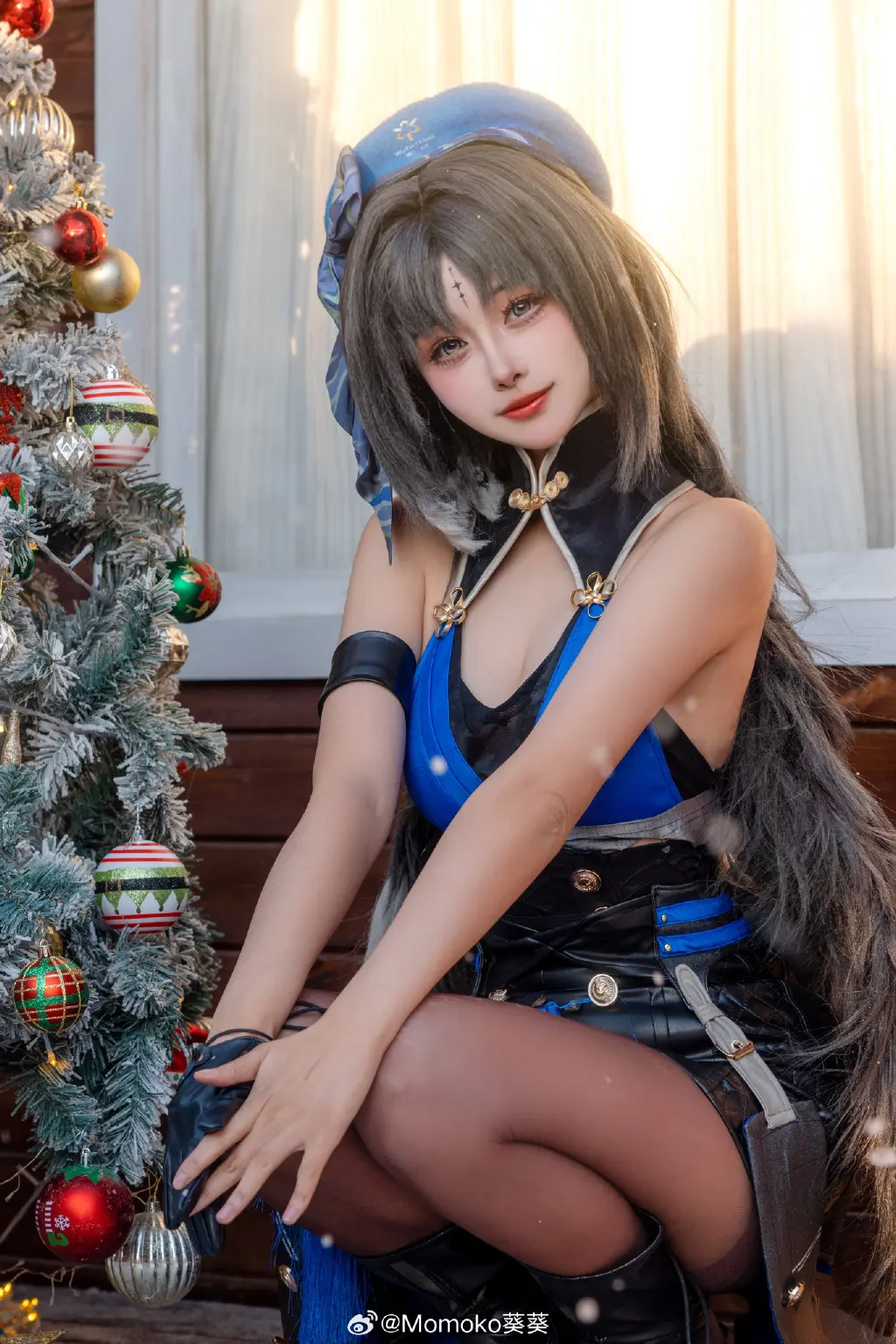 cosplay 这个圣诞节，请和我约会～ 鸣潮 秧秧@Momoko葵葵 COSPLAY-第5张