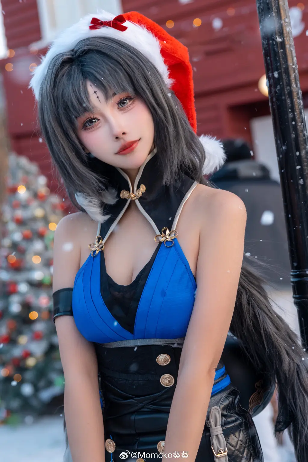 cosplay 这个圣诞节，请和我约会～ 鸣潮 秧秧@Momoko葵葵 COSPLAY-第9张