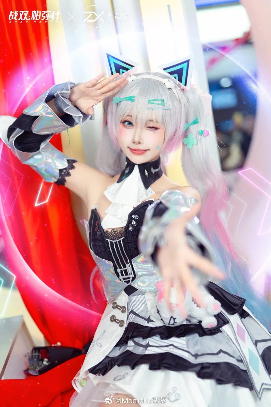 COSPLAY 收下这朵花花，你的推就会变成卡列小姐！战双帕弥什@Momoko葵葵 COSPLAY-第5张