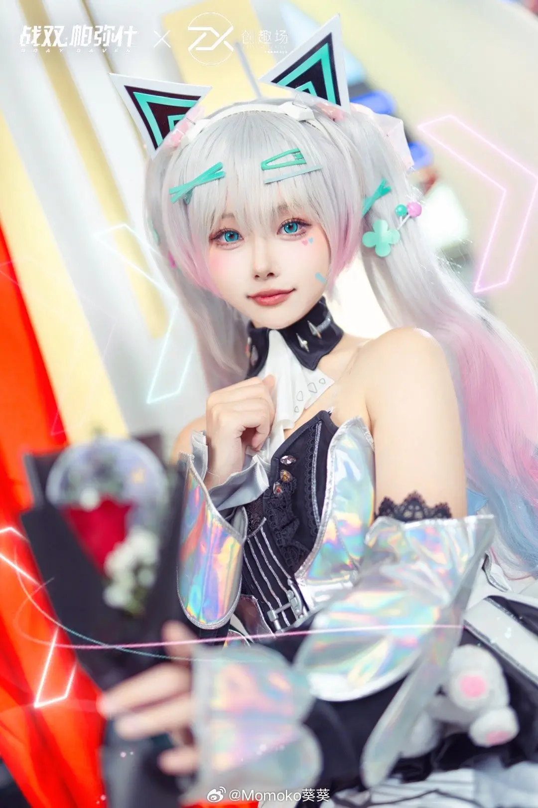 COSPLAY 收下这朵花花，你的推就会变成卡列小姐！战双帕弥什@Momoko葵葵 COSPLAY-第7张