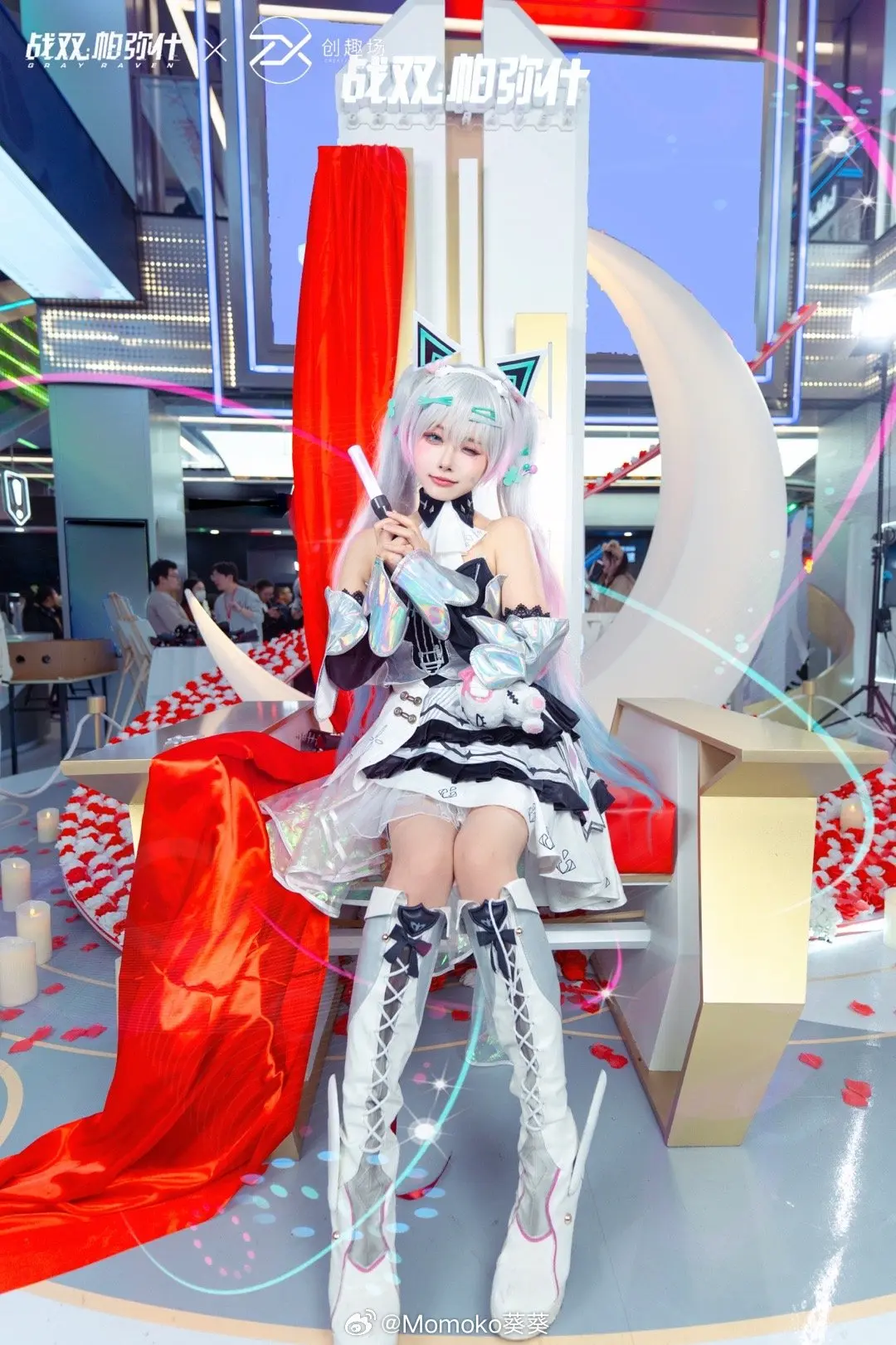 COSPLAY 收下这朵花花，你的推就会变成卡列小姐！战双帕弥什@Momoko葵葵 COSPLAY-第8张