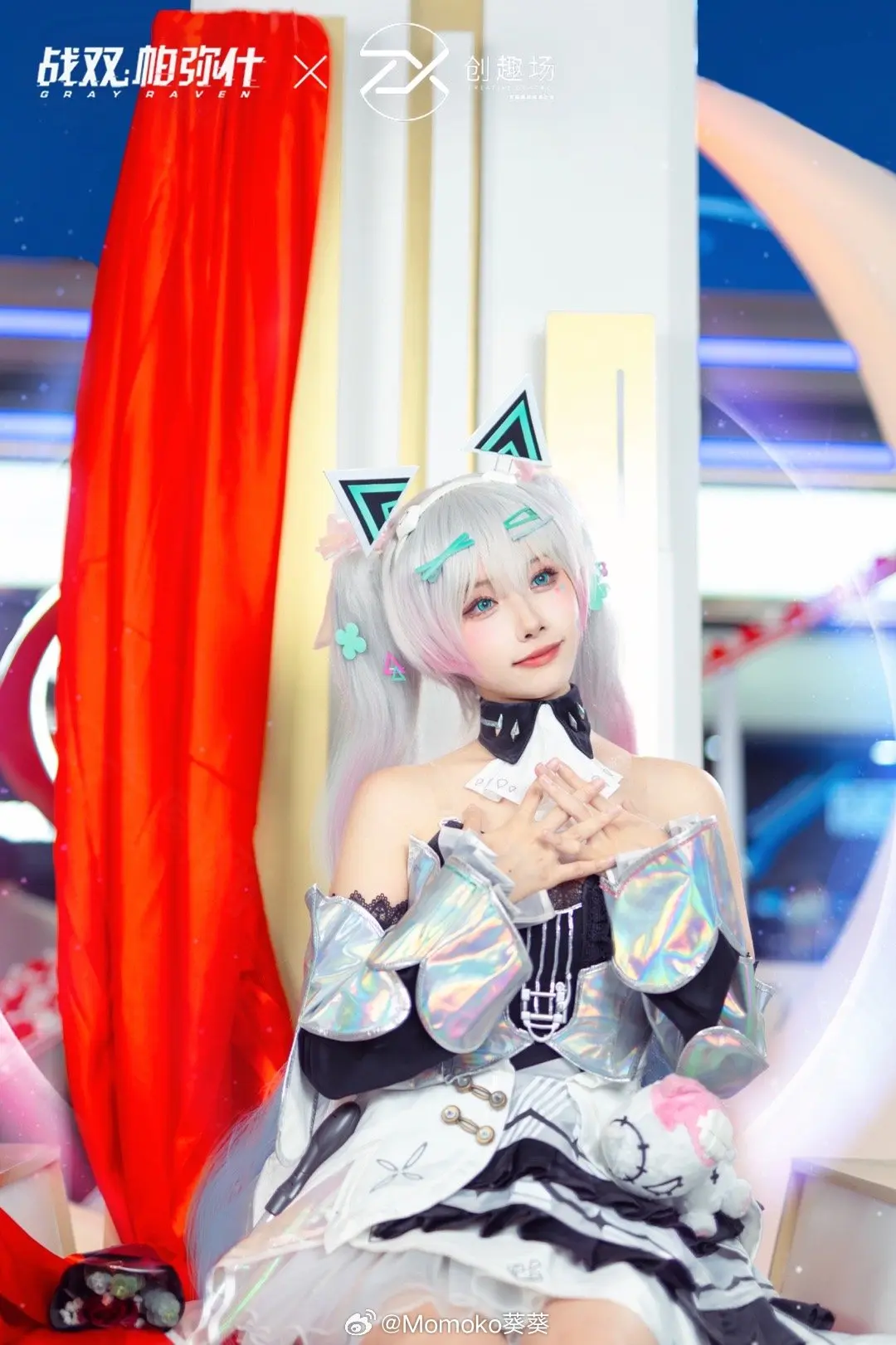 COSPLAY 收下这朵花花，你的推就会变成卡列小姐！战双帕弥什@Momoko葵葵 COSPLAY-第9张