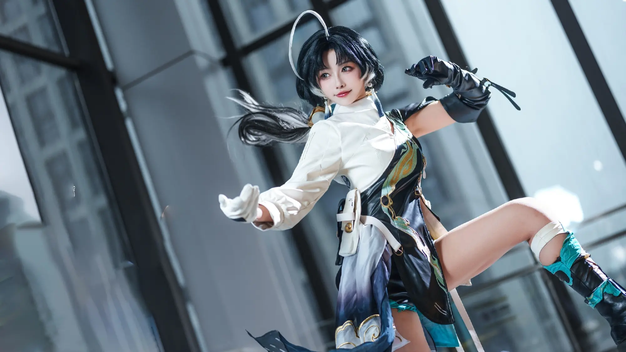 COSPLAY 不知可否与你切磋武艺？ 鸣潮 鉴心@Momoko葵葵 COSPLAY-第6张