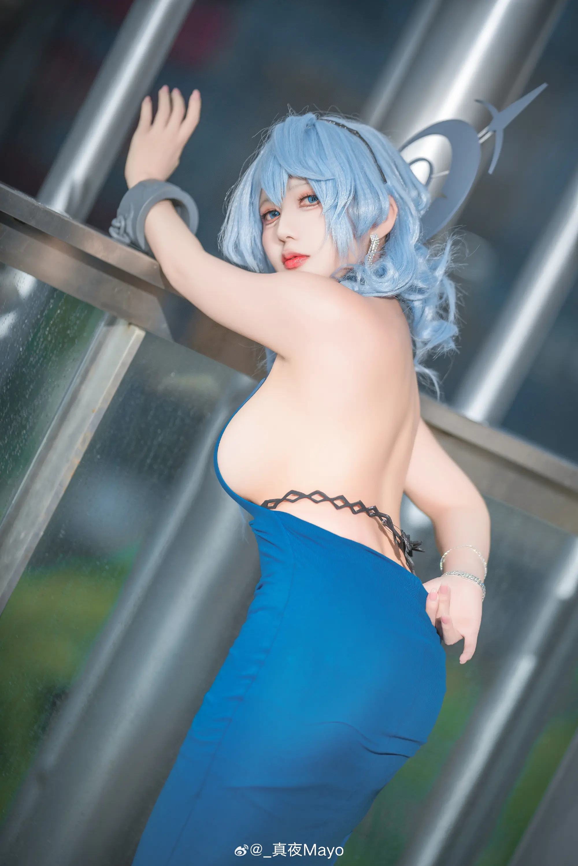 COSPLAY 蔚蓝档案 亚子礼服@_真夜Mayo COSPLAY-第3张