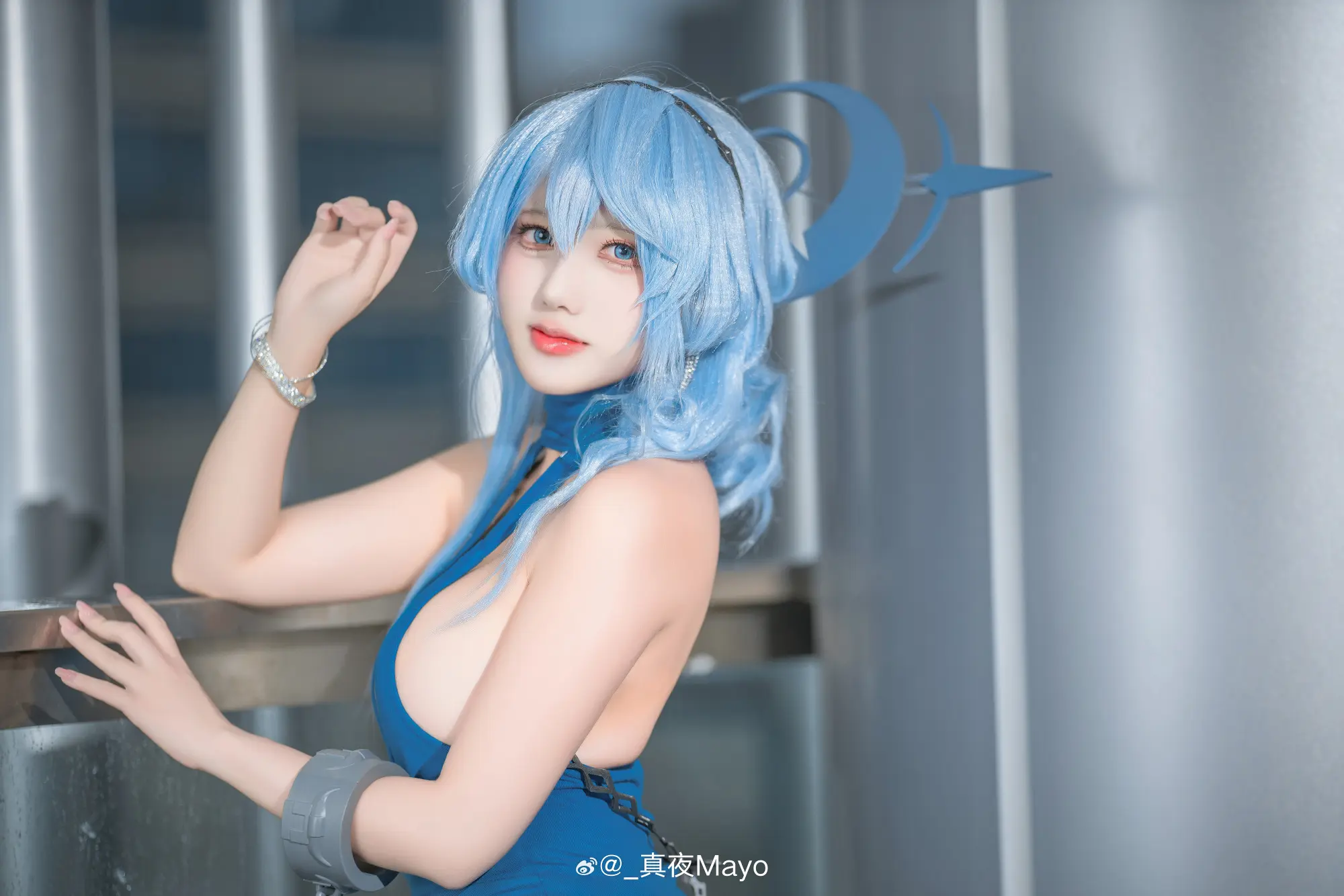 COSPLAY 蔚蓝档案 亚子礼服@_真夜Mayo COSPLAY-第4张