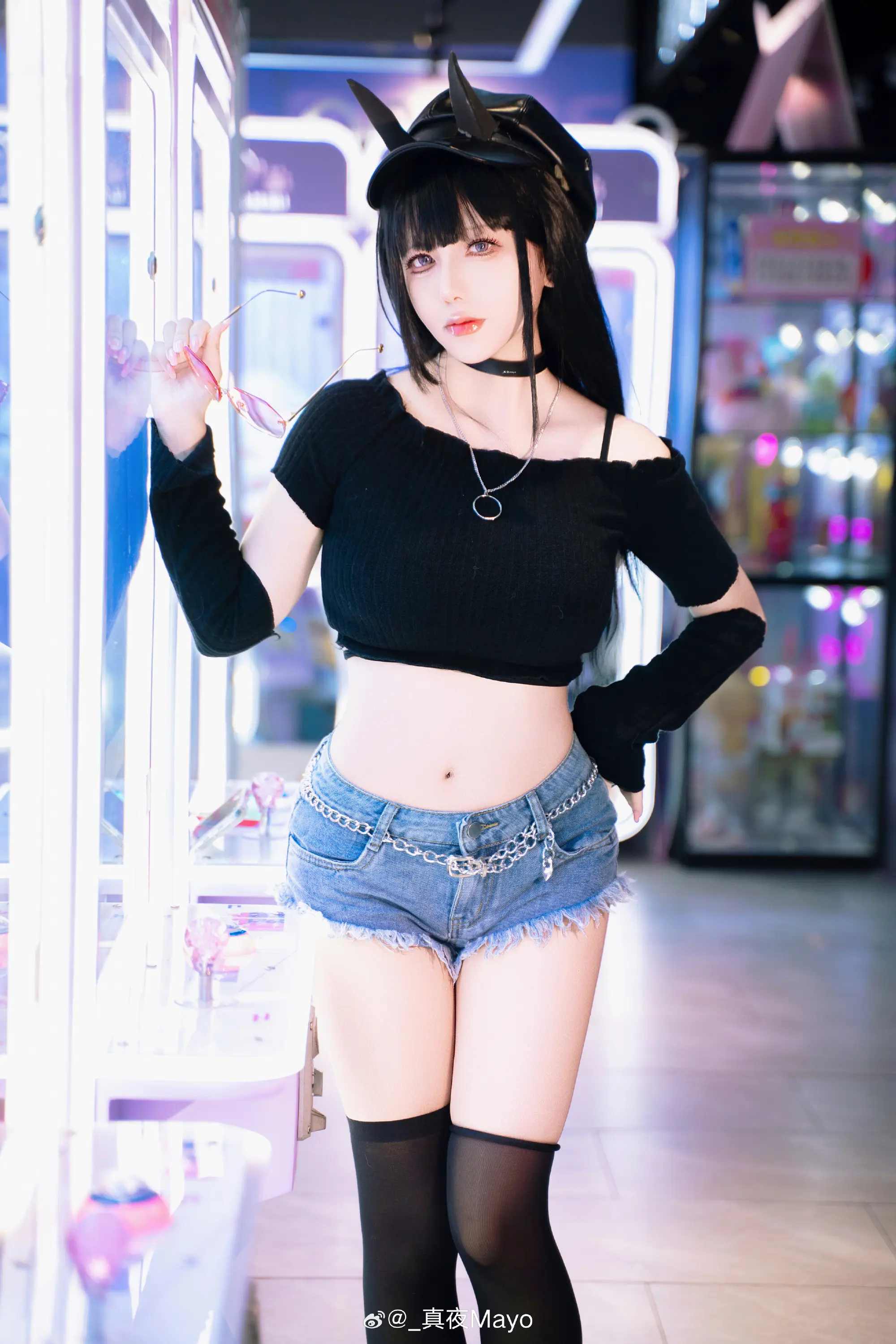 COSPLAY 碧蓝航线 能代『香奢之约』偶像常服@_真夜Mayo COSPLAY-第2张