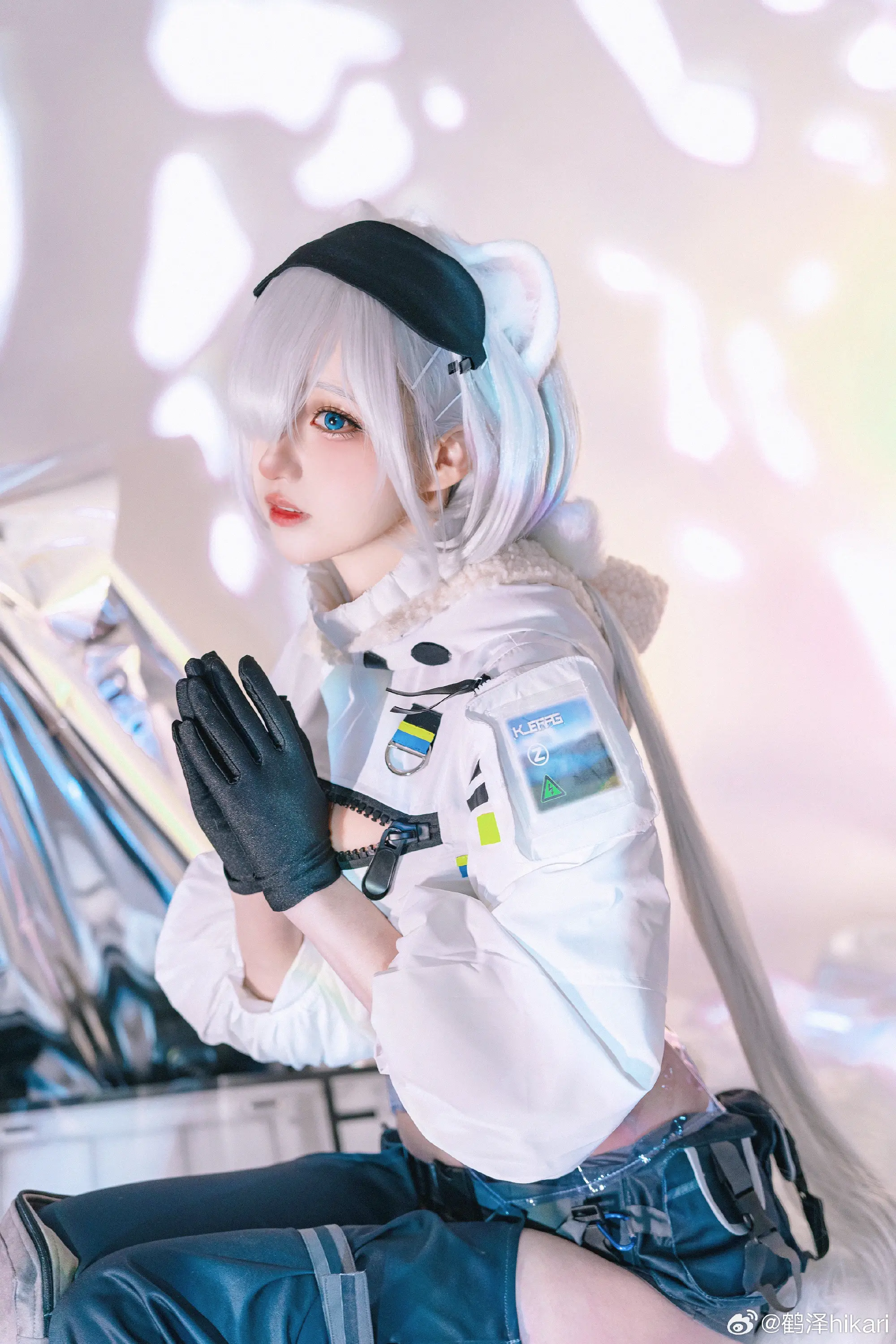 cosplay 我常常梦见雪山，梦见……我在结了厚冰的湖面上奔跑。明日方舟 极光@鹤泽hikari COSPLAY-第3张