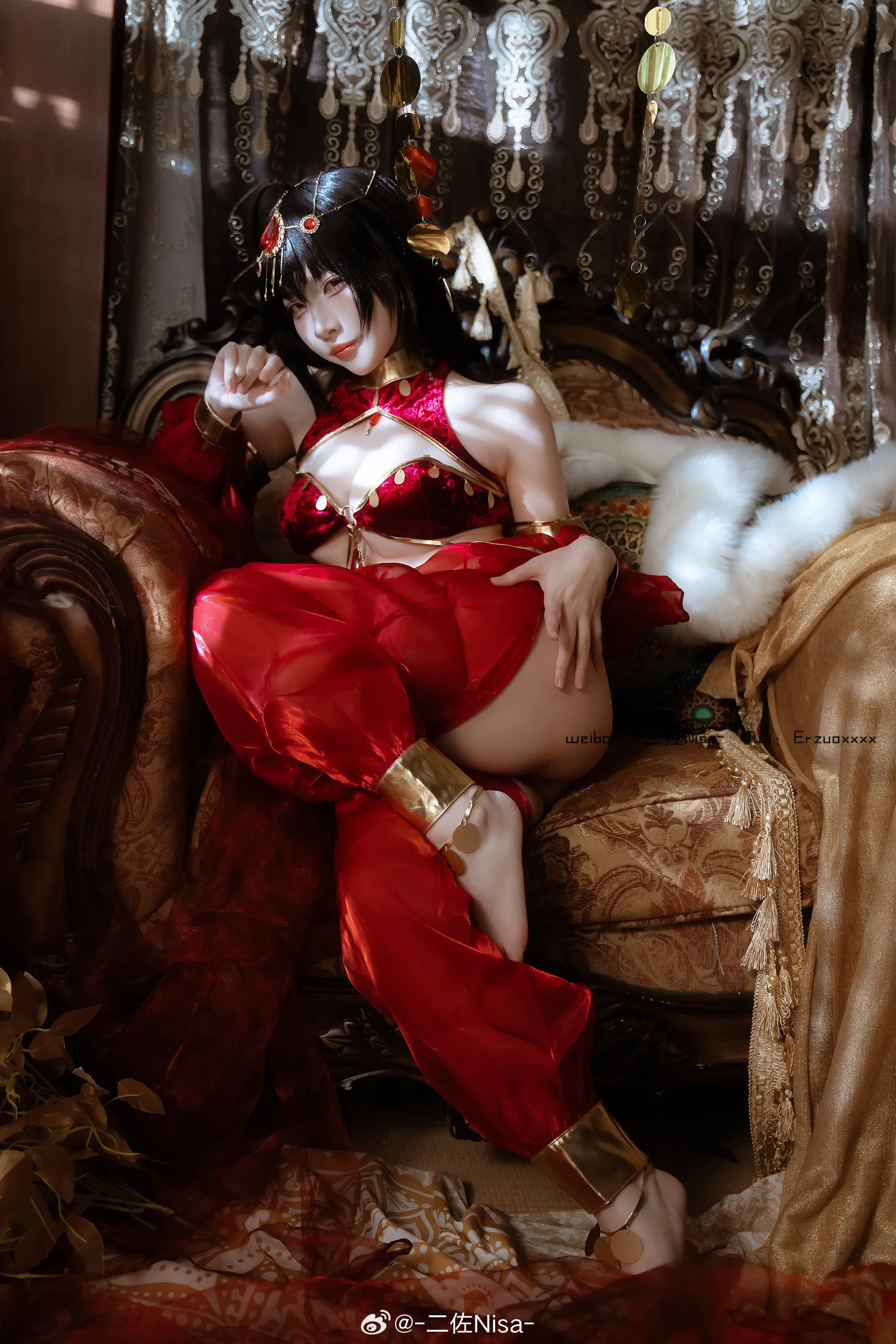 COSPLAY 指挥官大人，想看大凤跳舞吗 碧蓝航线 大凤@-二佐Nisa--公众号小姨ai
