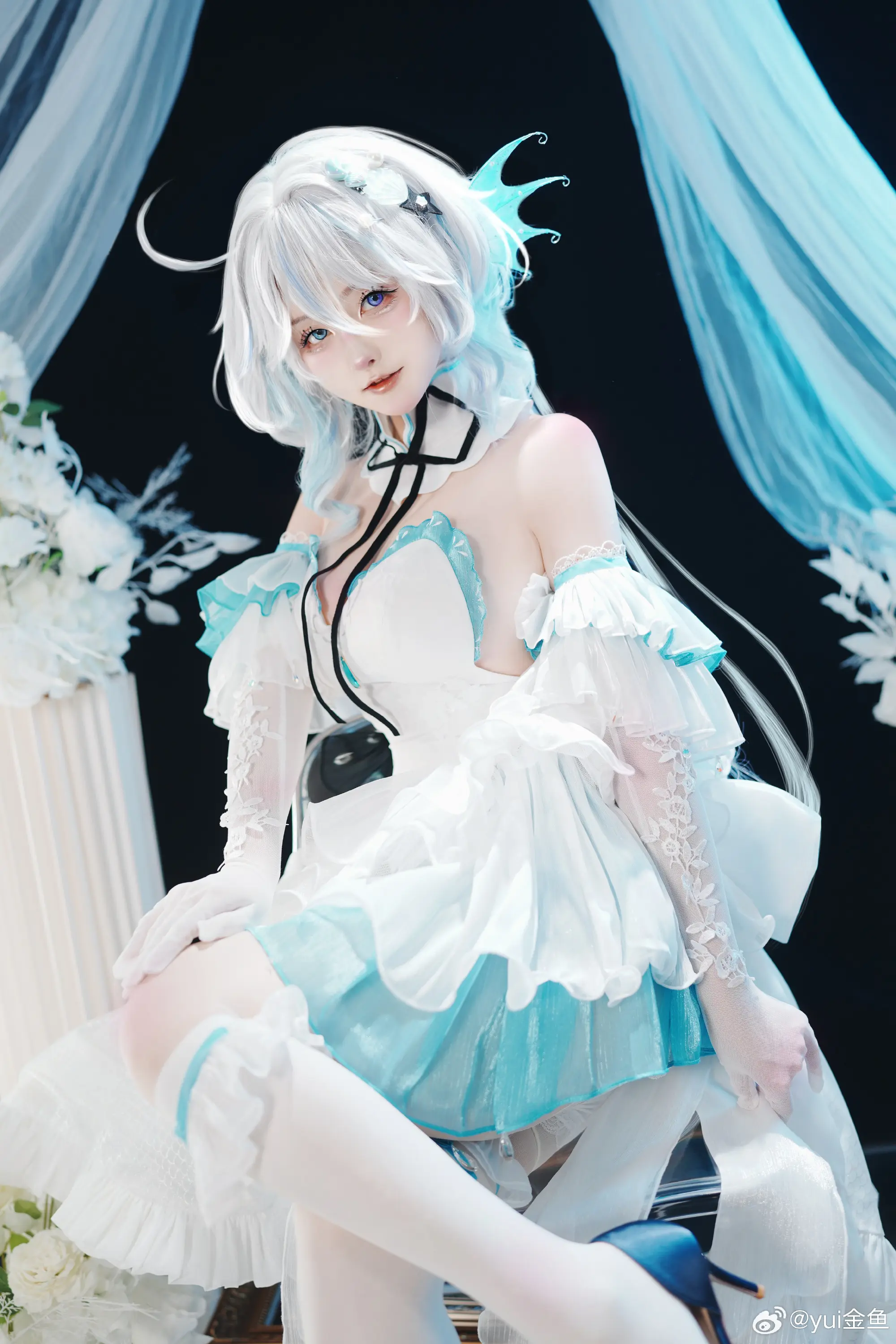 COSPLAY 发点水精灵人鱼芙芙~ 原神@yui金鱼-公众号小姨ai