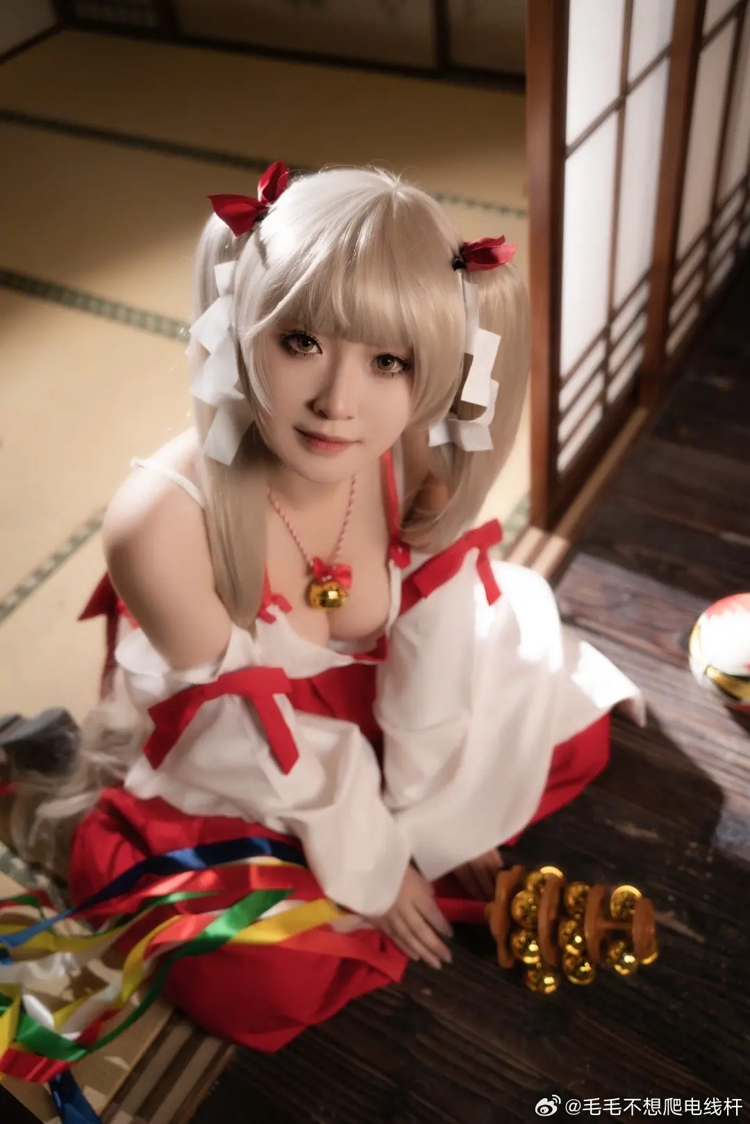 cosplay 碧蓝航线 可畏巫女cos@毛毛不想爬电线杆-公众号小姨ai
