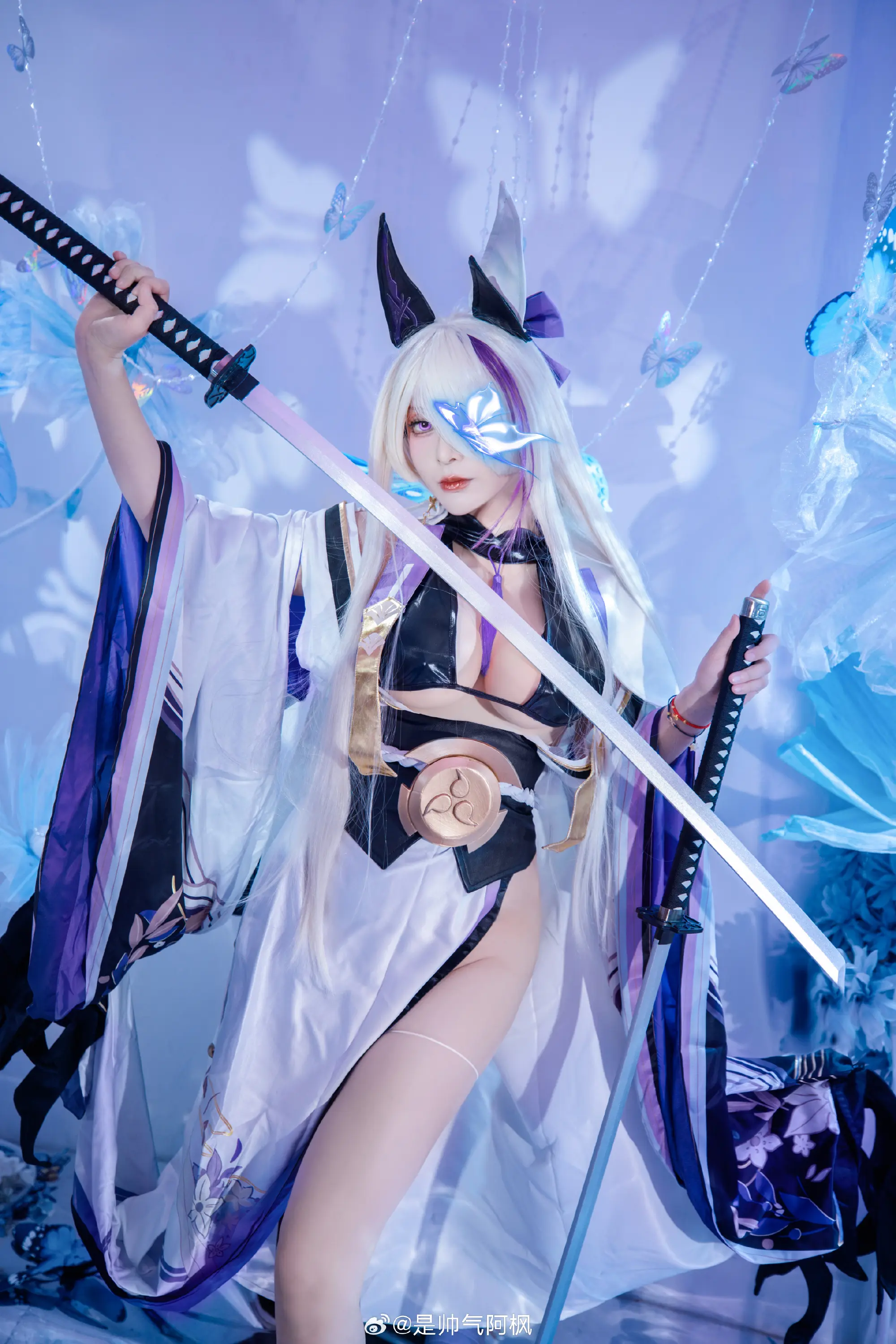 cosplay 天地无穷 愿荡涤罪孽污秽 碧蓝航线 云仙/猃 @是帅气阿枫-公众号小姨ai