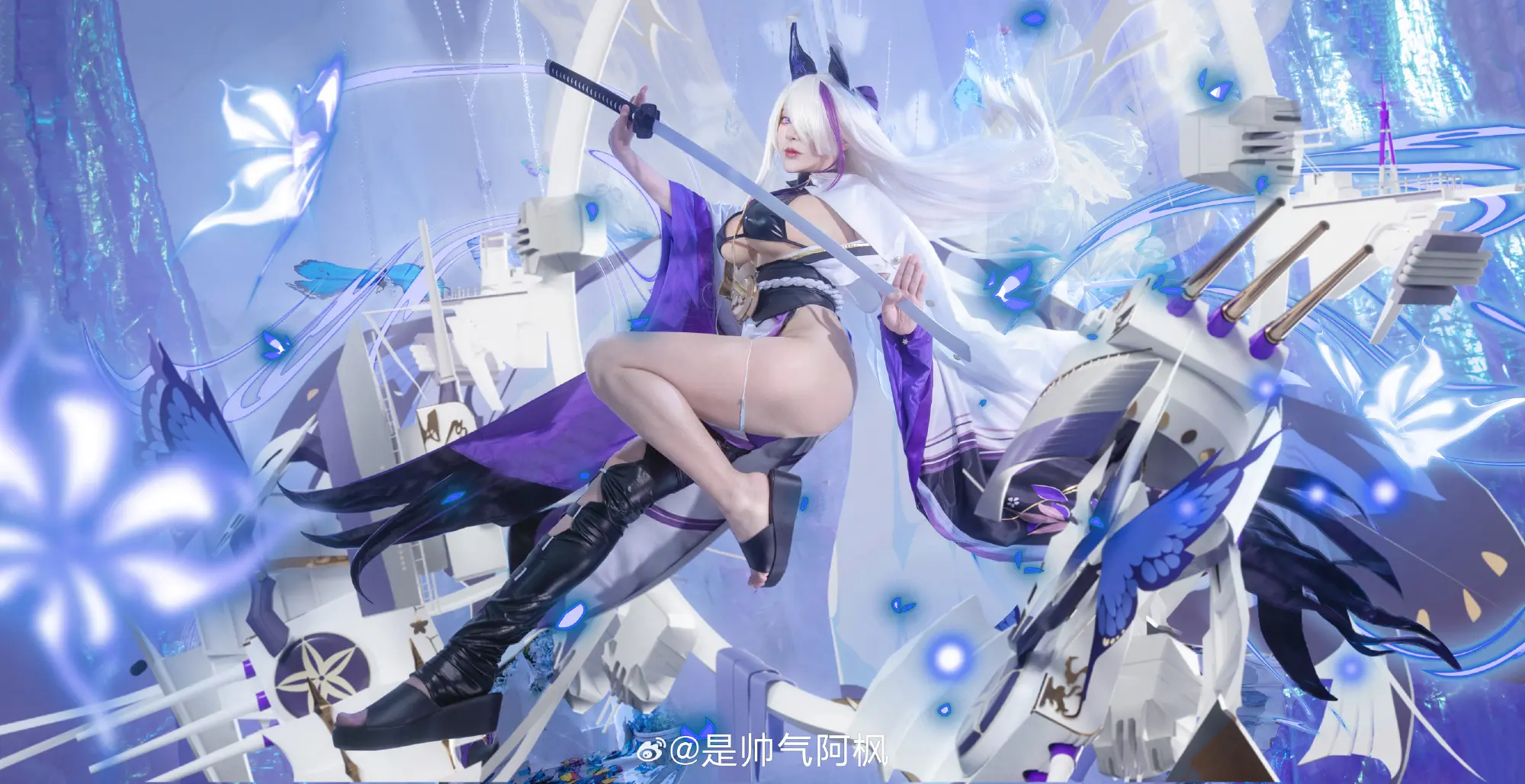 cosplay 天地无穷 愿荡涤罪孽污秽 碧蓝航线 云仙/猃 @是帅气阿枫 COSPLAY-第10张