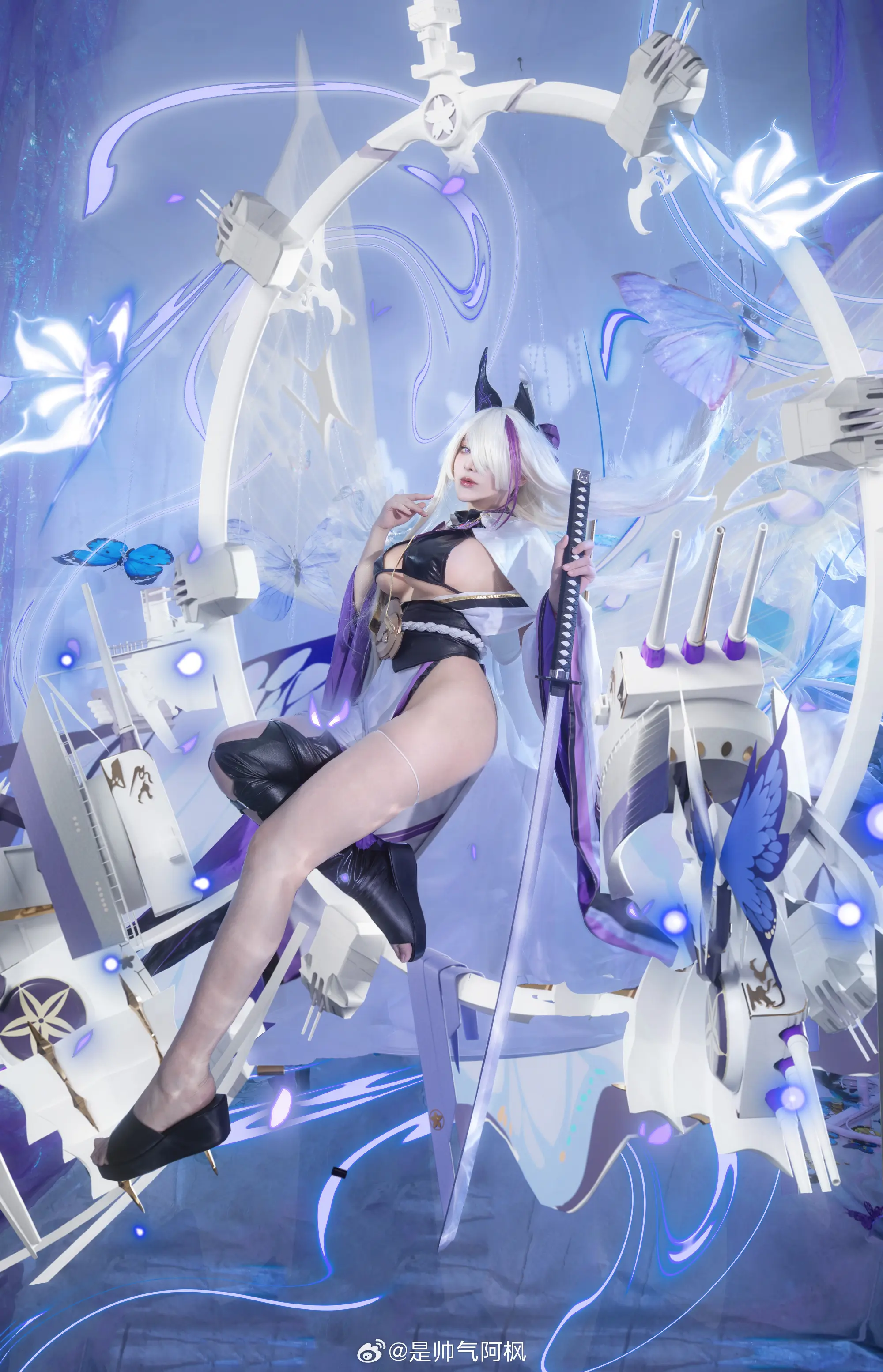 cosplay 天地无穷 愿荡涤罪孽污秽 碧蓝航线 云仙/猃 @是帅气阿枫 COSPLAY-第5张