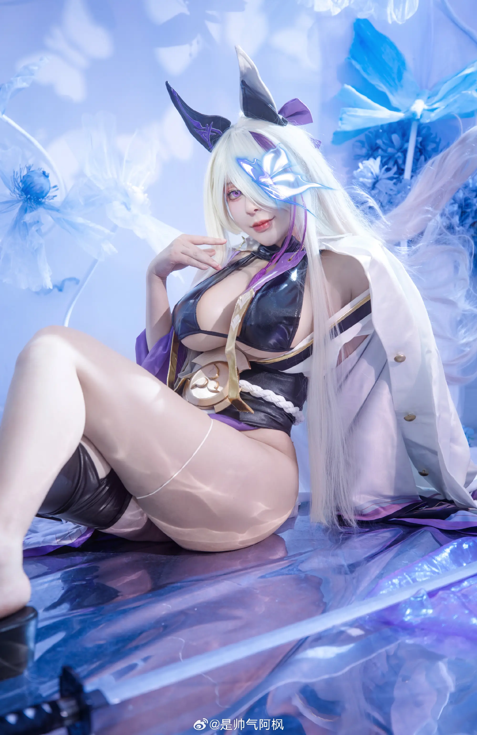 cosplay 天地无穷 愿荡涤罪孽污秽 碧蓝航线 云仙/猃 @是帅气阿枫 COSPLAY-第2张