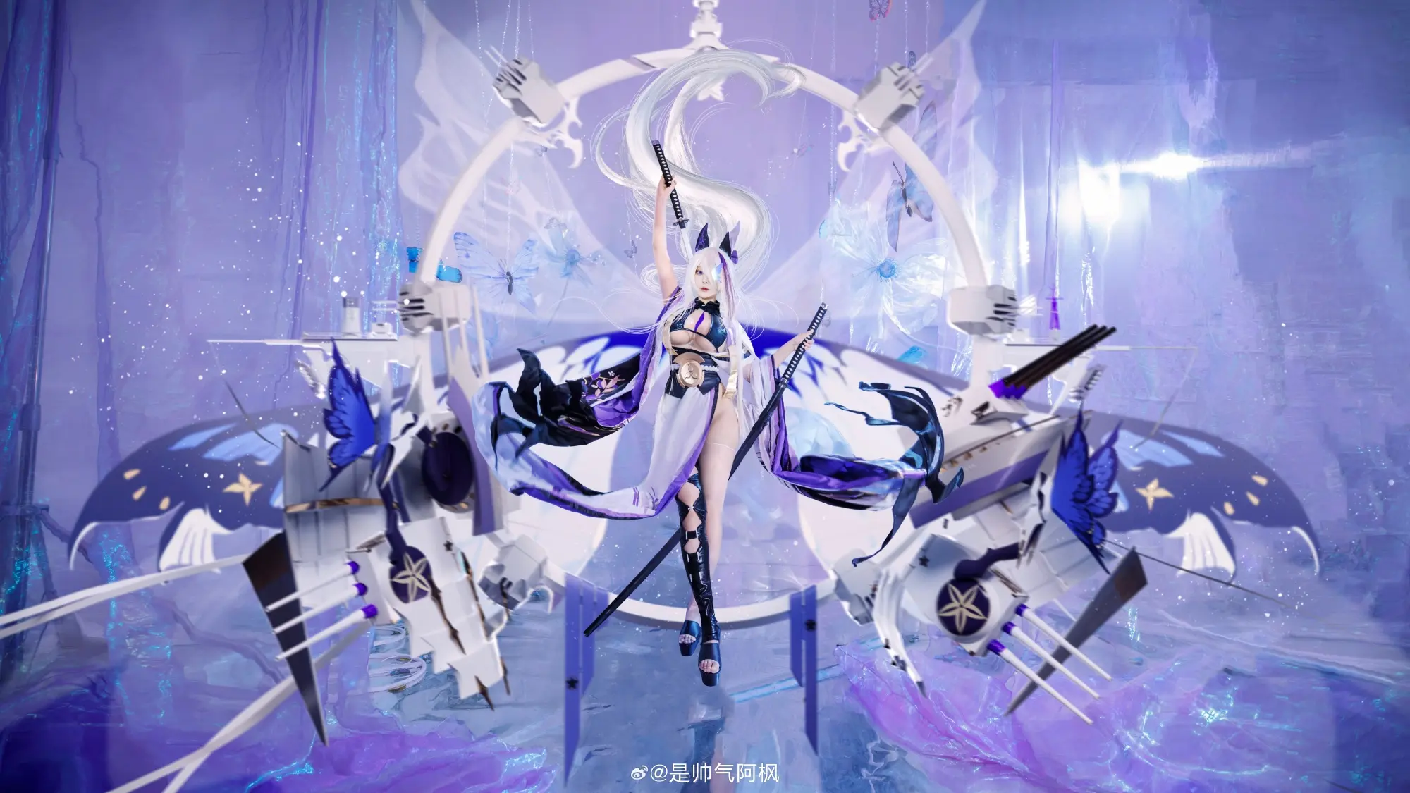 cosplay 天地无穷 愿荡涤罪孽污秽 碧蓝航线 云仙/猃 @是帅气阿枫 COSPLAY-第12张
