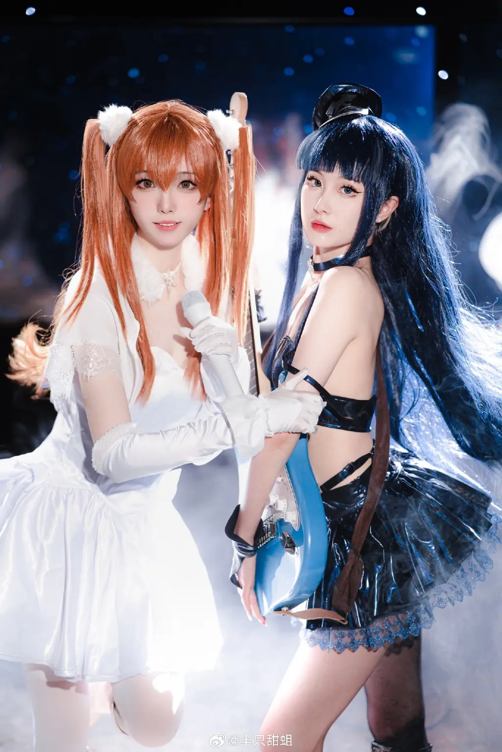 cosplay 吉他与钢琴的合奏被突如其来的歌声加入 白色相簿2  冬马和纱@米喵 小木曾雪菜@半只甜蛆 COSPLAY-第4张