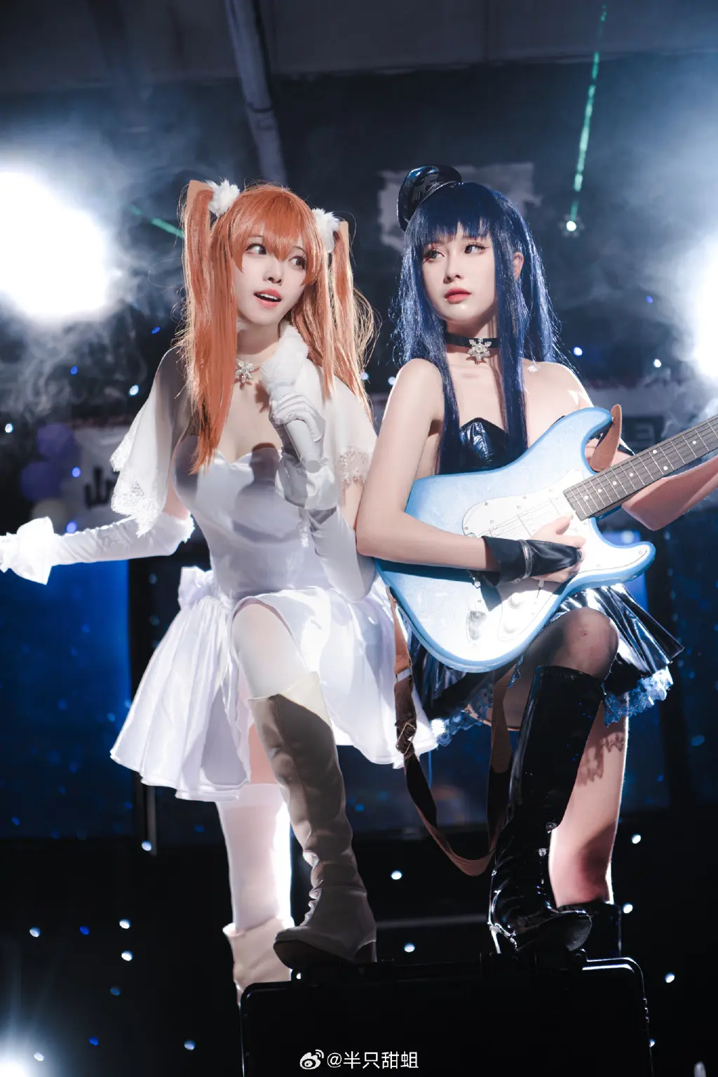 cosplay 吉他与钢琴的合奏被突如其来的歌声加入 白色相簿2  冬马和纱@米喵 小木曾雪菜@半只甜蛆 COSPLAY-第5张