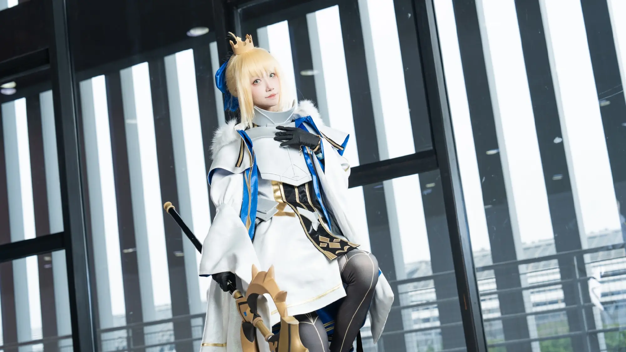 COSPLAY Fate/grandorder 阿尔托莉雅·阿瓦隆@Ray蕾 COSPLAY-第11张