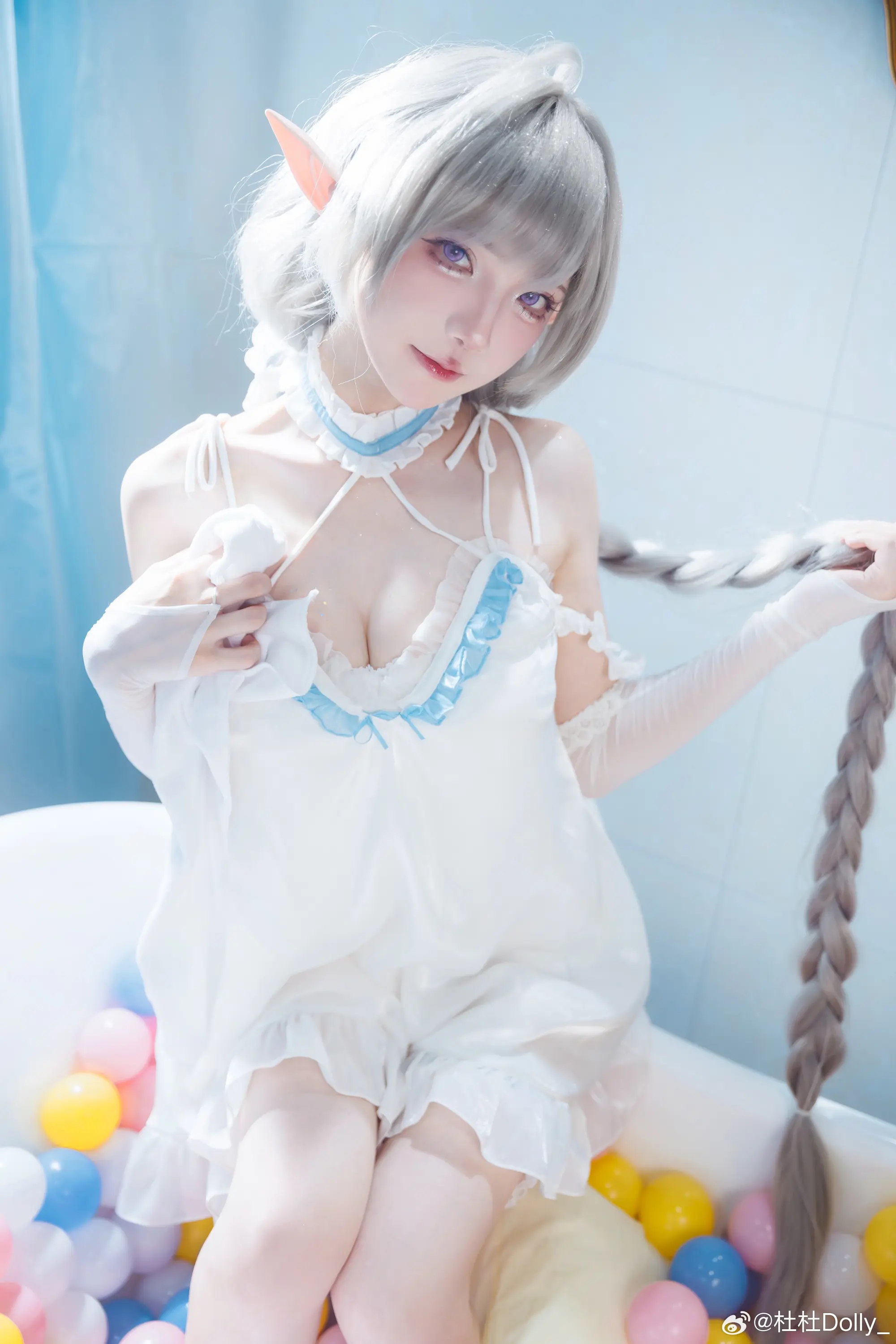 COSPLAY 指挥官～稍等一下哦～ ​​​ 碧蓝航线 埃佛森@杜杜Dolly_-公众号小姨ai