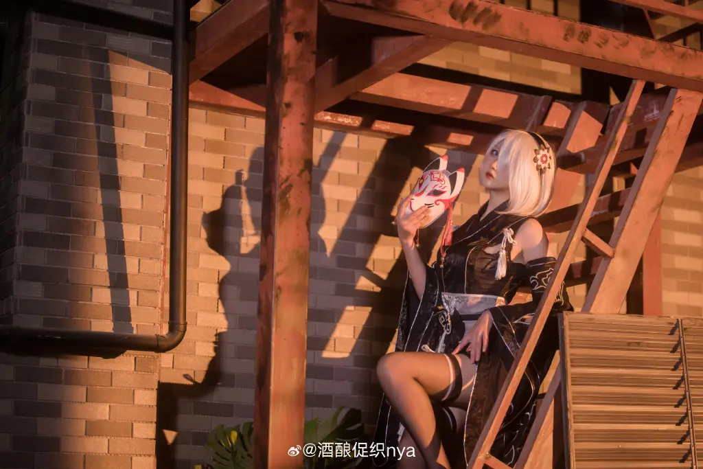 cosplay 全ての存在は灭びるようにデザインされている烂饥。2B和服@酒酿促织nya COSPLAY-第6张