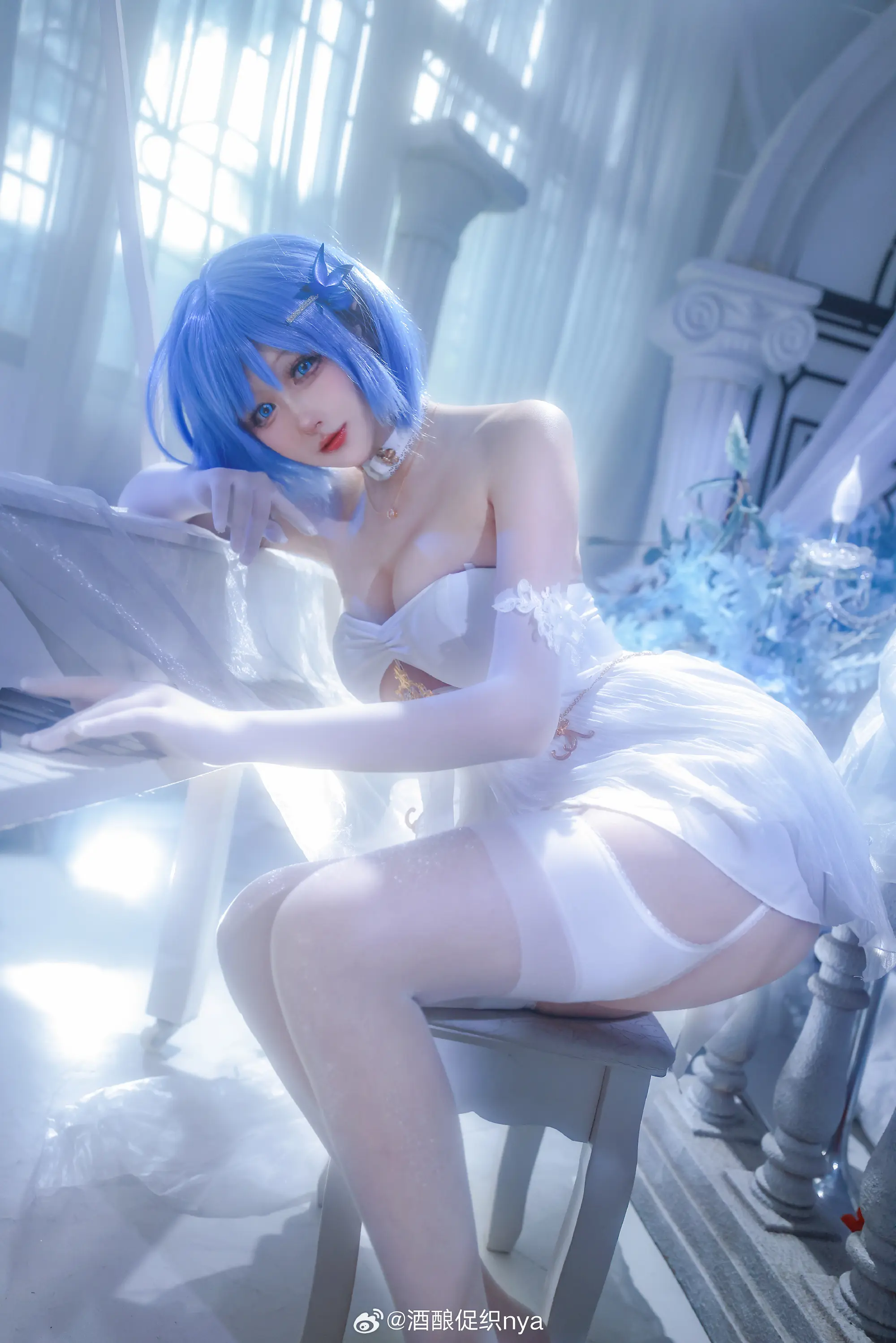 cosplay 碧蓝航线 恰巴耶夫 白骑兵的旋律@酒酿促织nya-公众号小姨ai