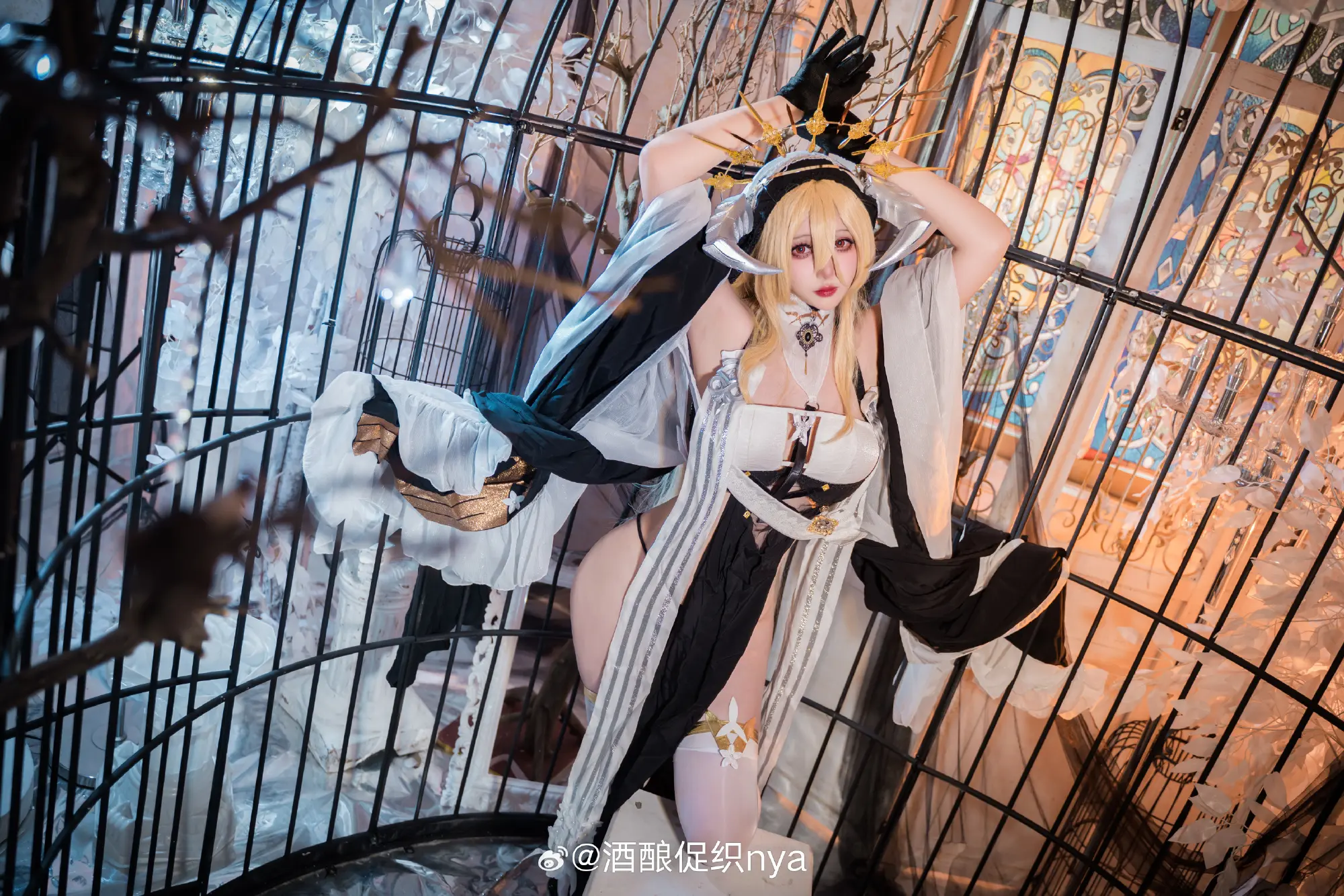 COSPLAY 我会为您祈福的，直到永远……永远…… 碧蓝航线怨仇 @酒酿促织nya COSPLAY-第3张