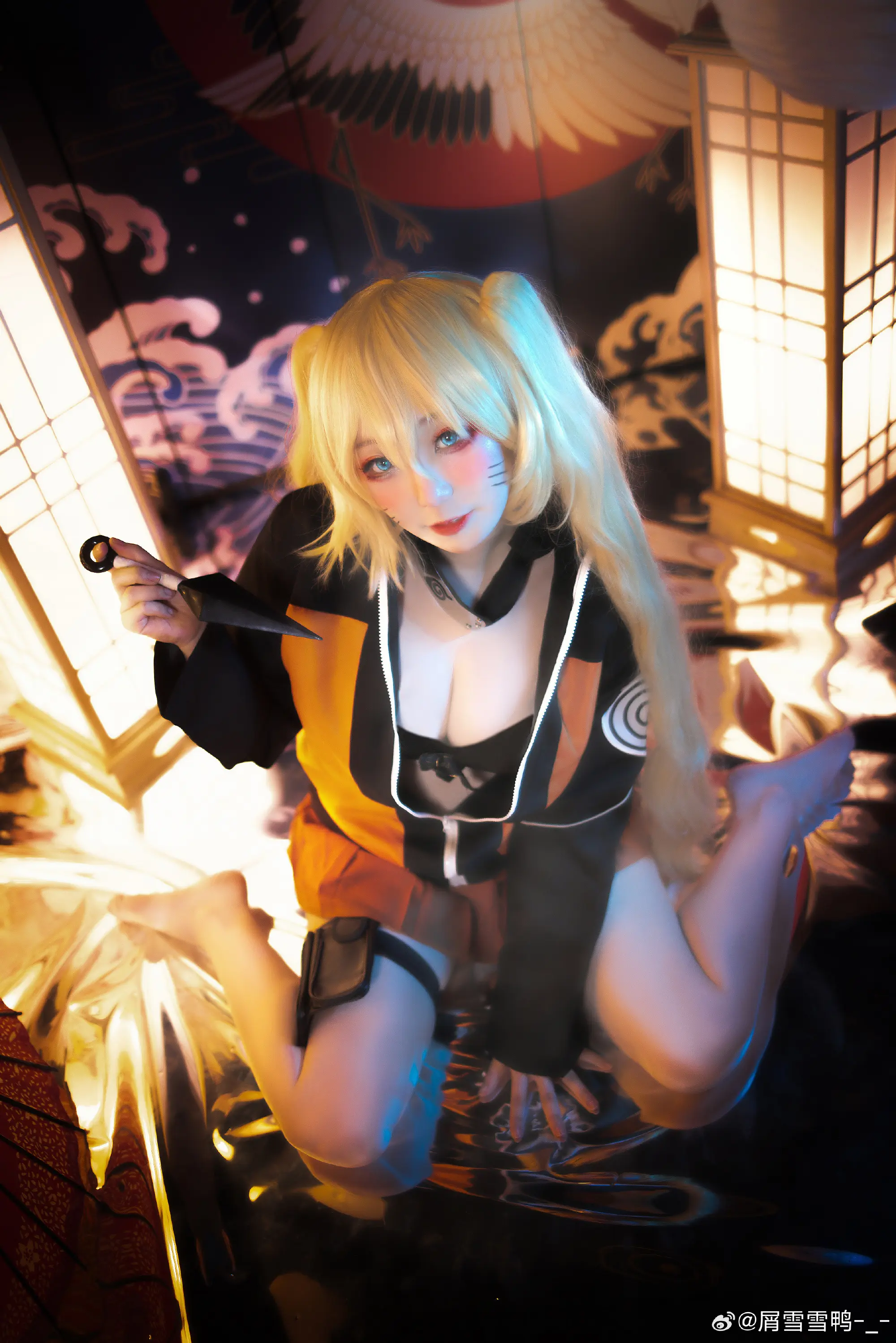 cosplay 🌀谁懂漩涡鸣子的魅力🌀 火影忍者 漩涡鸣人 性转@屑雪雪鸭-_--公众号小姨ai