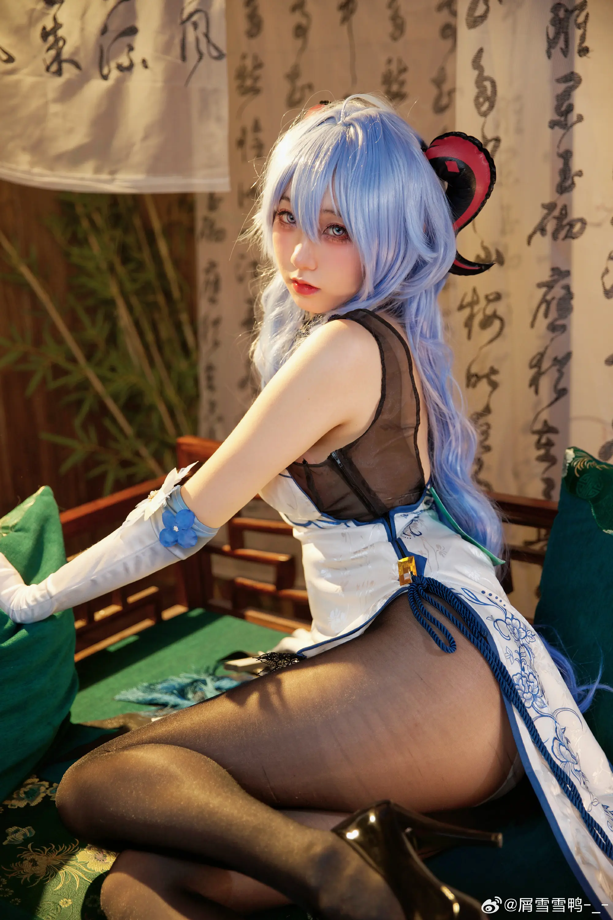 cosplay 原神 甘雨@屑雪雪鸭-_--公众号小姨ai