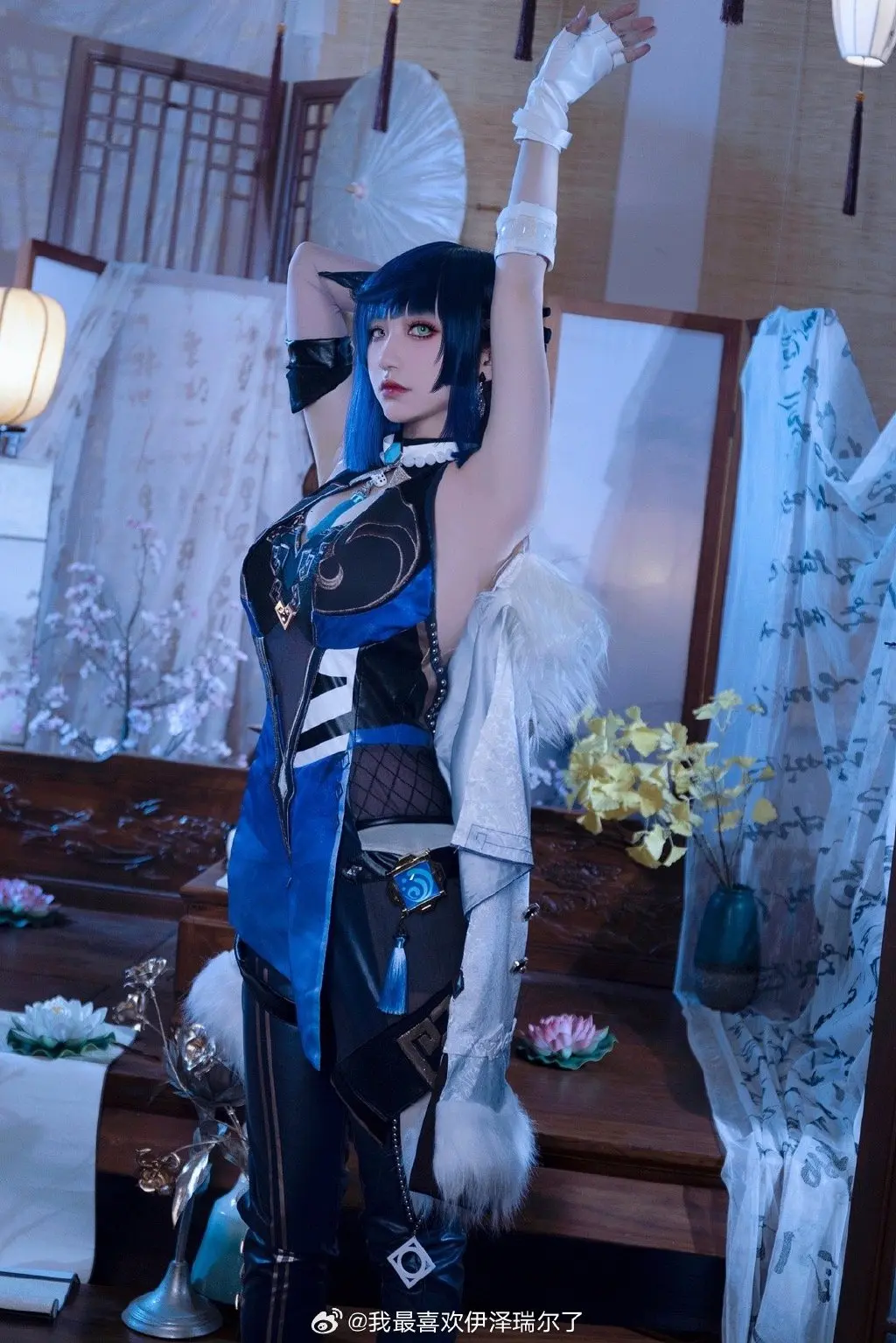原神三周年 因提瓦特相聚 夜兰@我最喜欢伊泽瑞尔了 COSPLAY-第2张