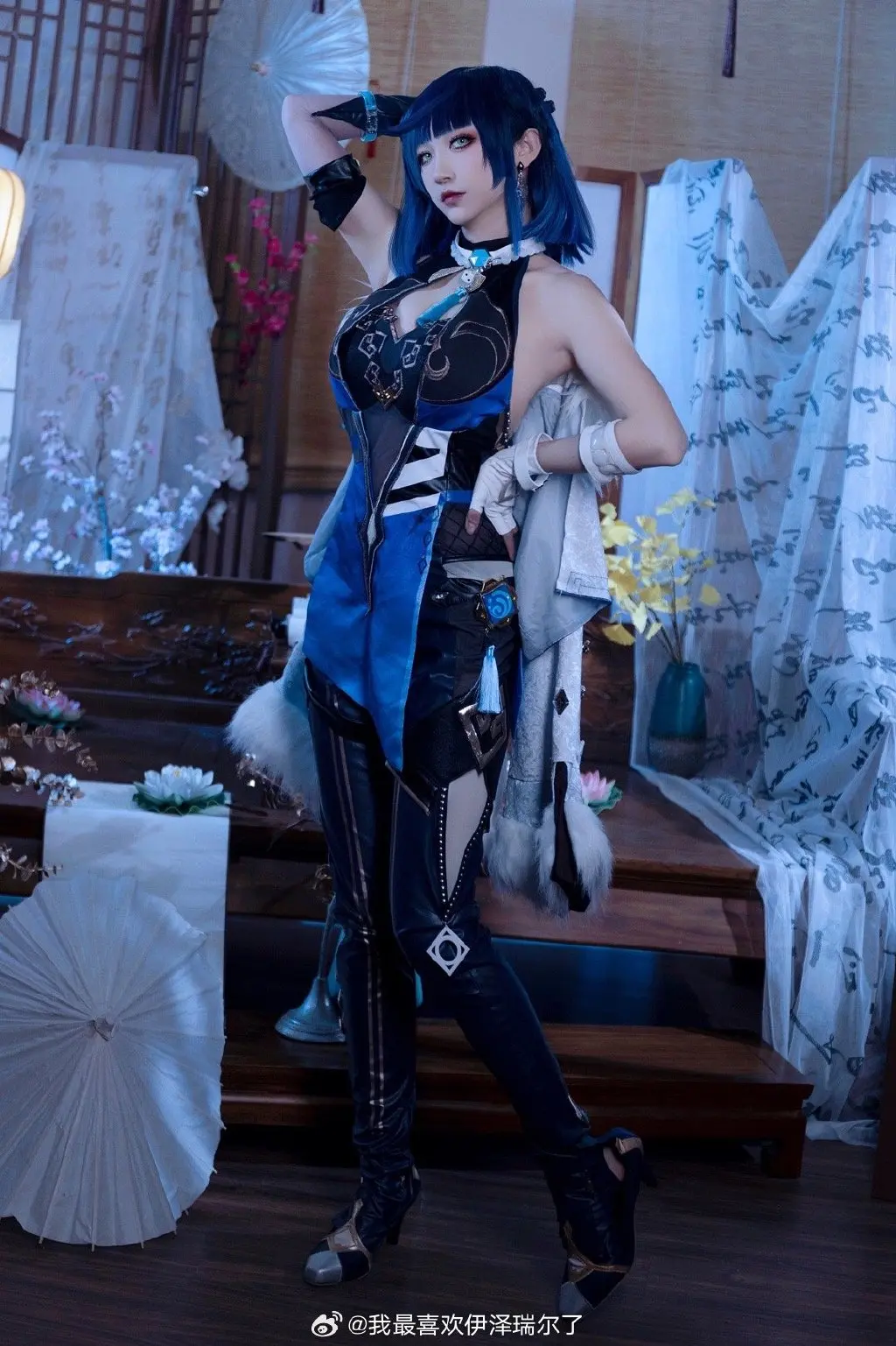 原神三周年 因提瓦特相聚 夜兰@我最喜欢伊泽瑞尔了 COSPLAY-第4张