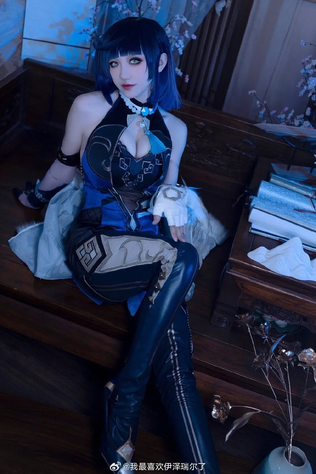 原神三周年 因提瓦特相聚 夜兰@我最喜欢伊泽瑞尔了 COSPLAY-第5张