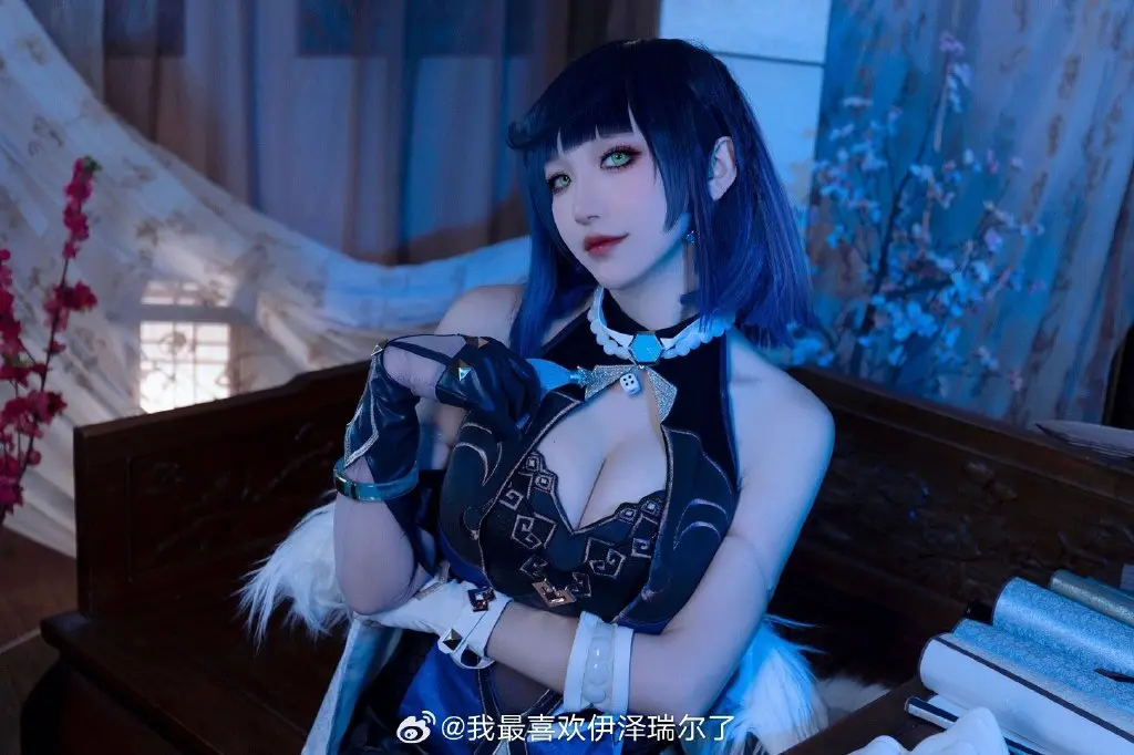 原神三周年 因提瓦特相聚 夜兰@我最喜欢伊泽瑞尔了 COSPLAY-第8张