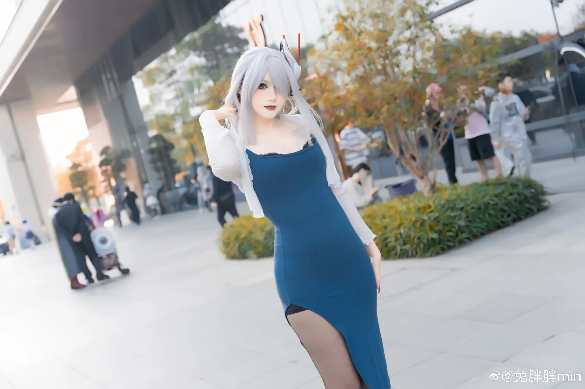 COSPLAY 才是真正能锁住我的红绳 原神 申鹤@兔胖胖min COSPLAY-第2张