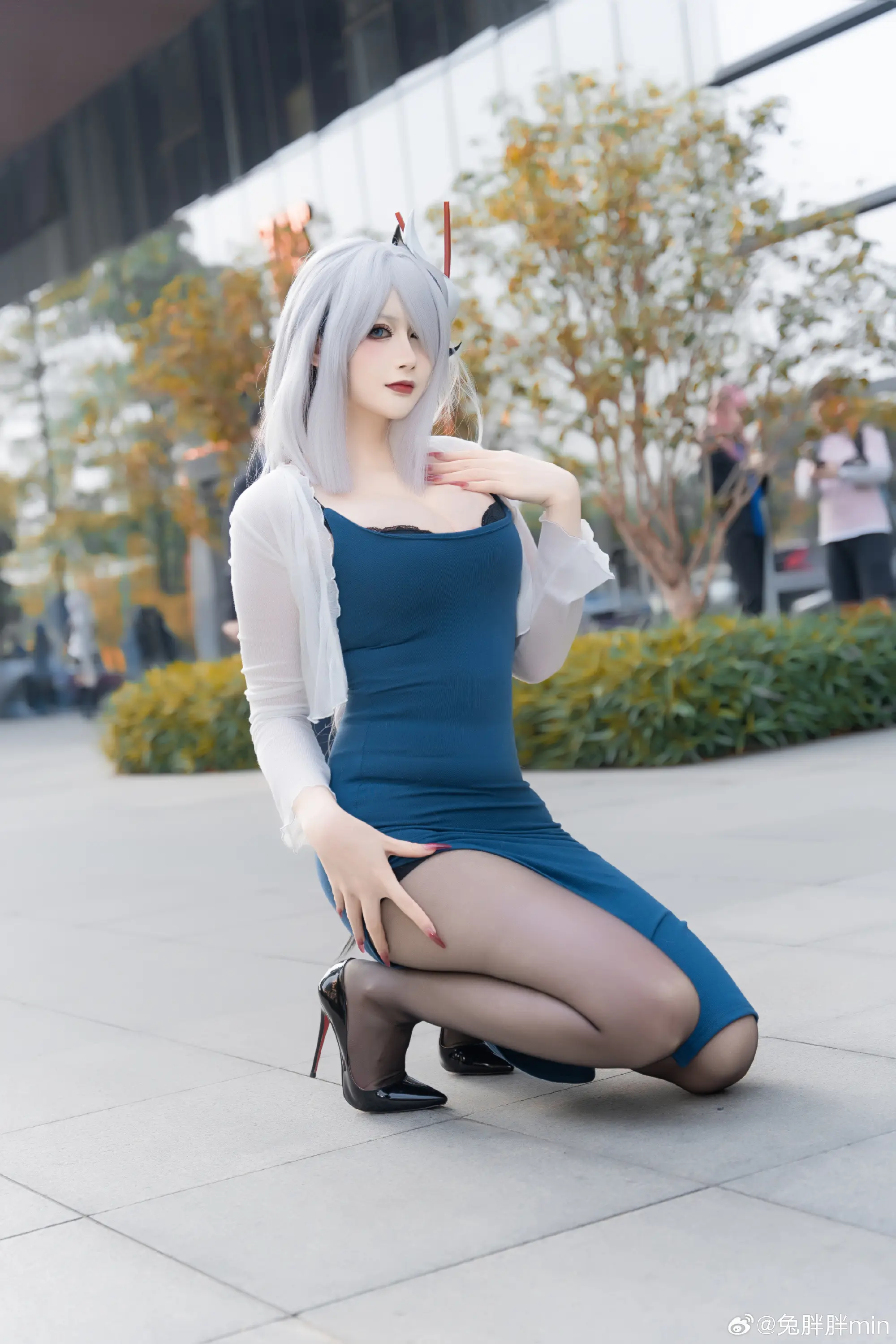 COSPLAY 才是真正能锁住我的红绳 原神 申鹤@兔胖胖min COSPLAY-第3张