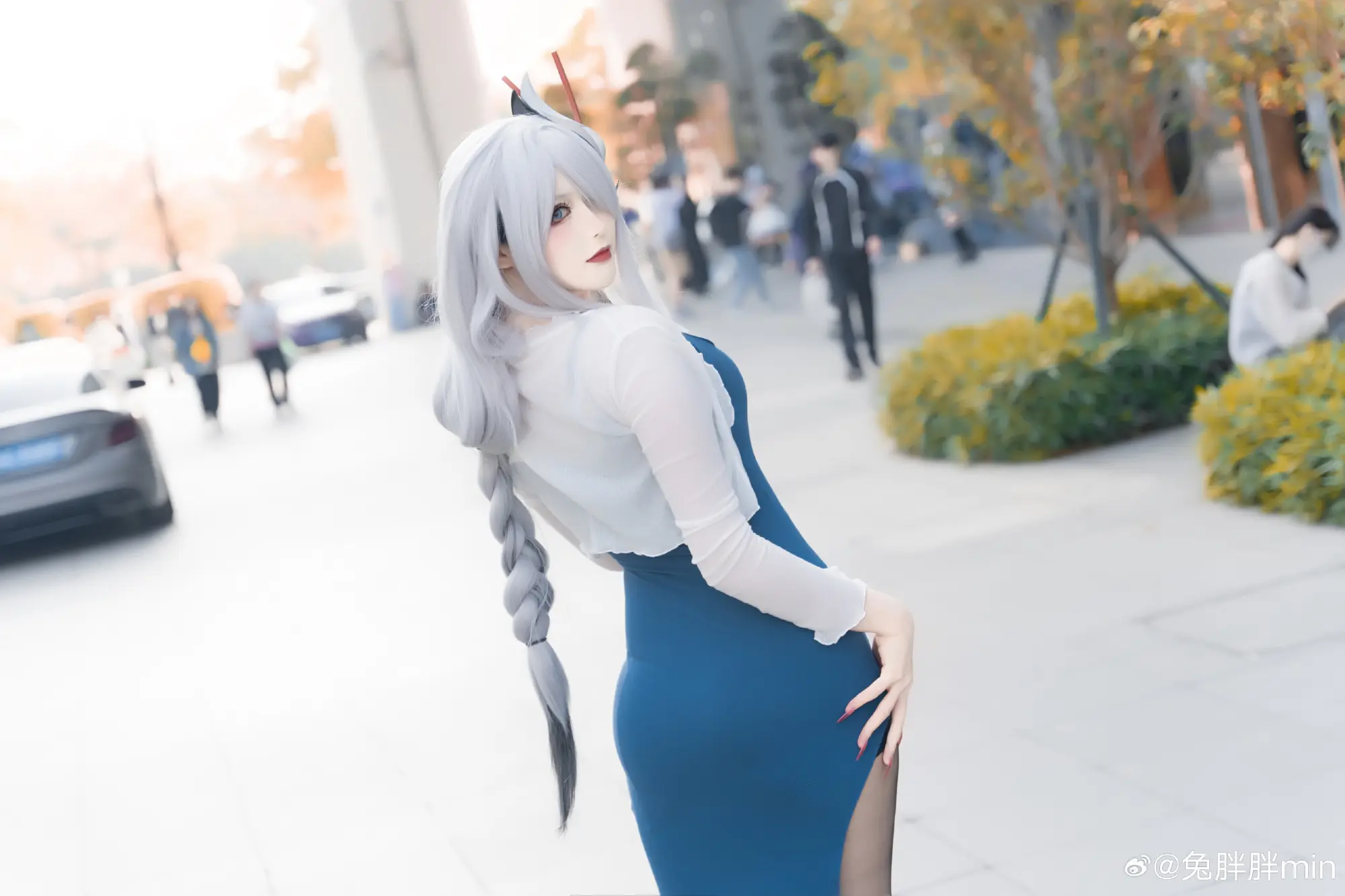COSPLAY 才是真正能锁住我的红绳 原神 申鹤@兔胖胖min COSPLAY-第6张