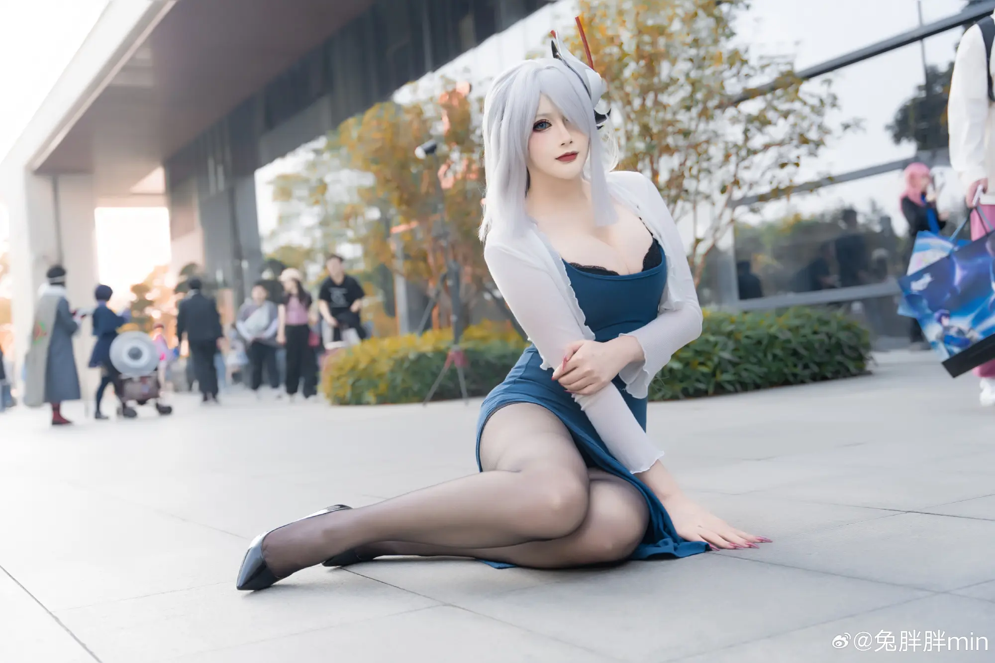 COSPLAY 才是真正能锁住我的红绳 原神 申鹤@兔胖胖min COSPLAY-第8张